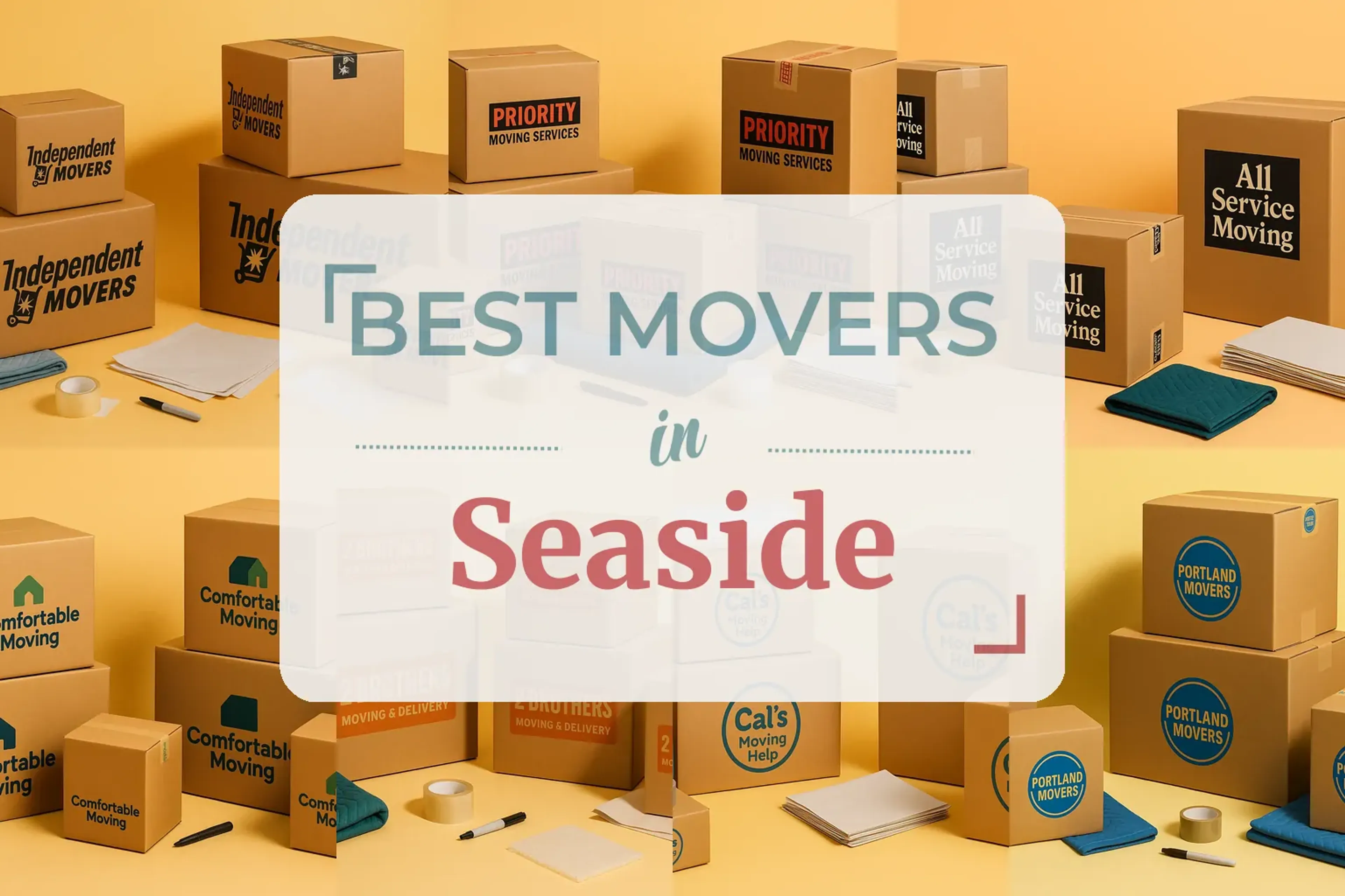 Side-by-side comparison of Seaside moving companies