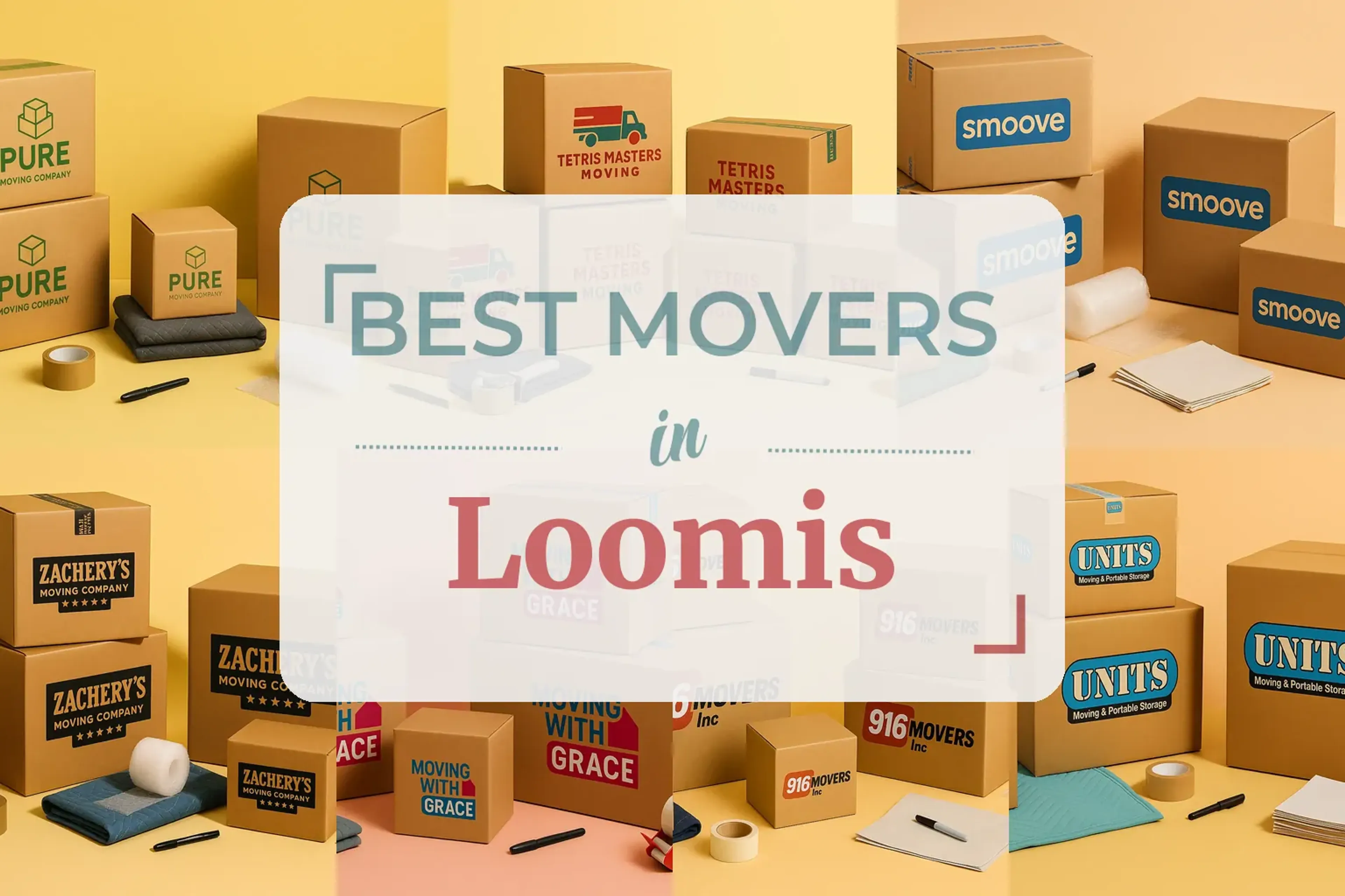 Side-by-side comparison of Loomis moving companies