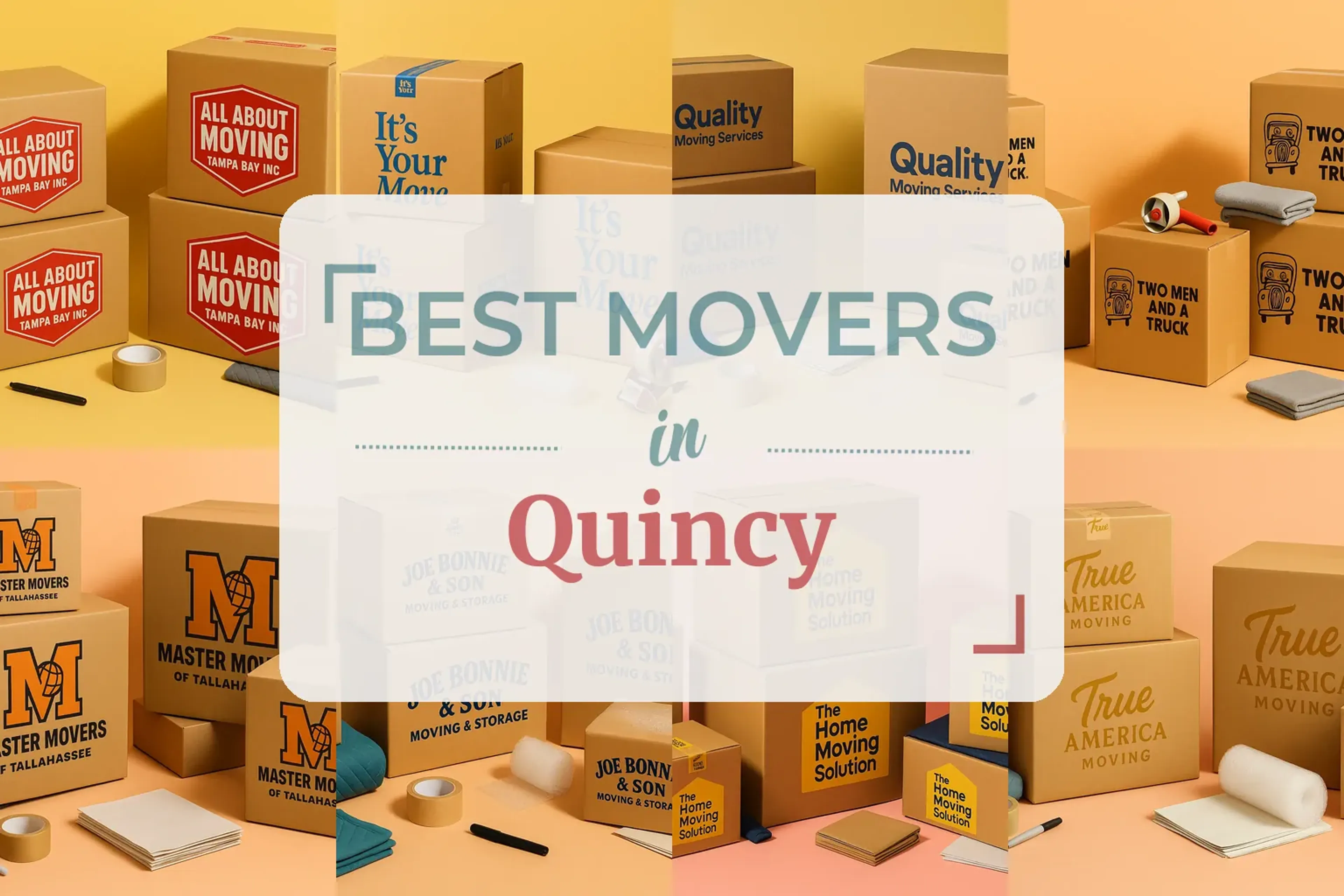 Side-by-side comparison of Quincy moving companies