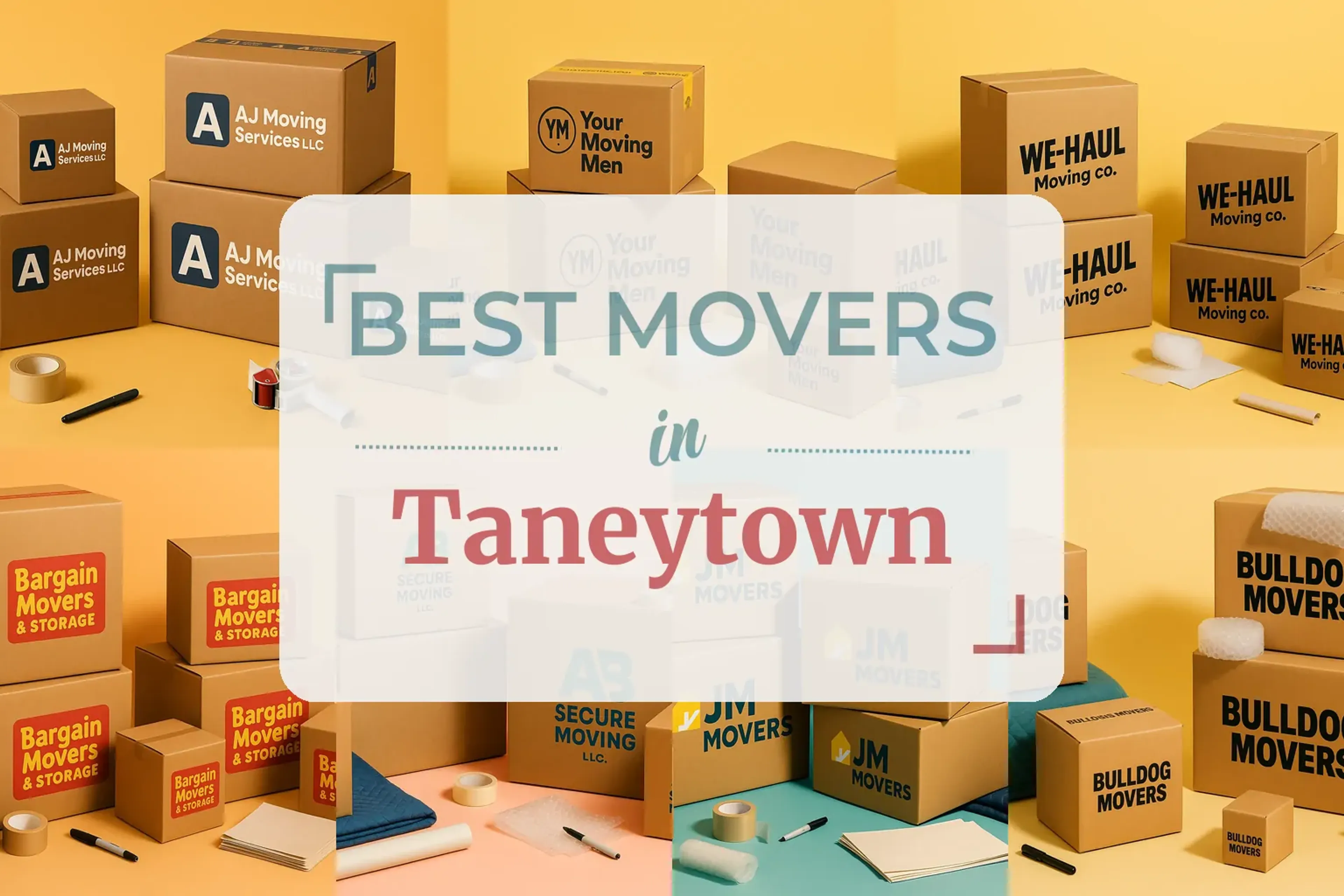 Side-by-side comparison of Taneytown moving companies