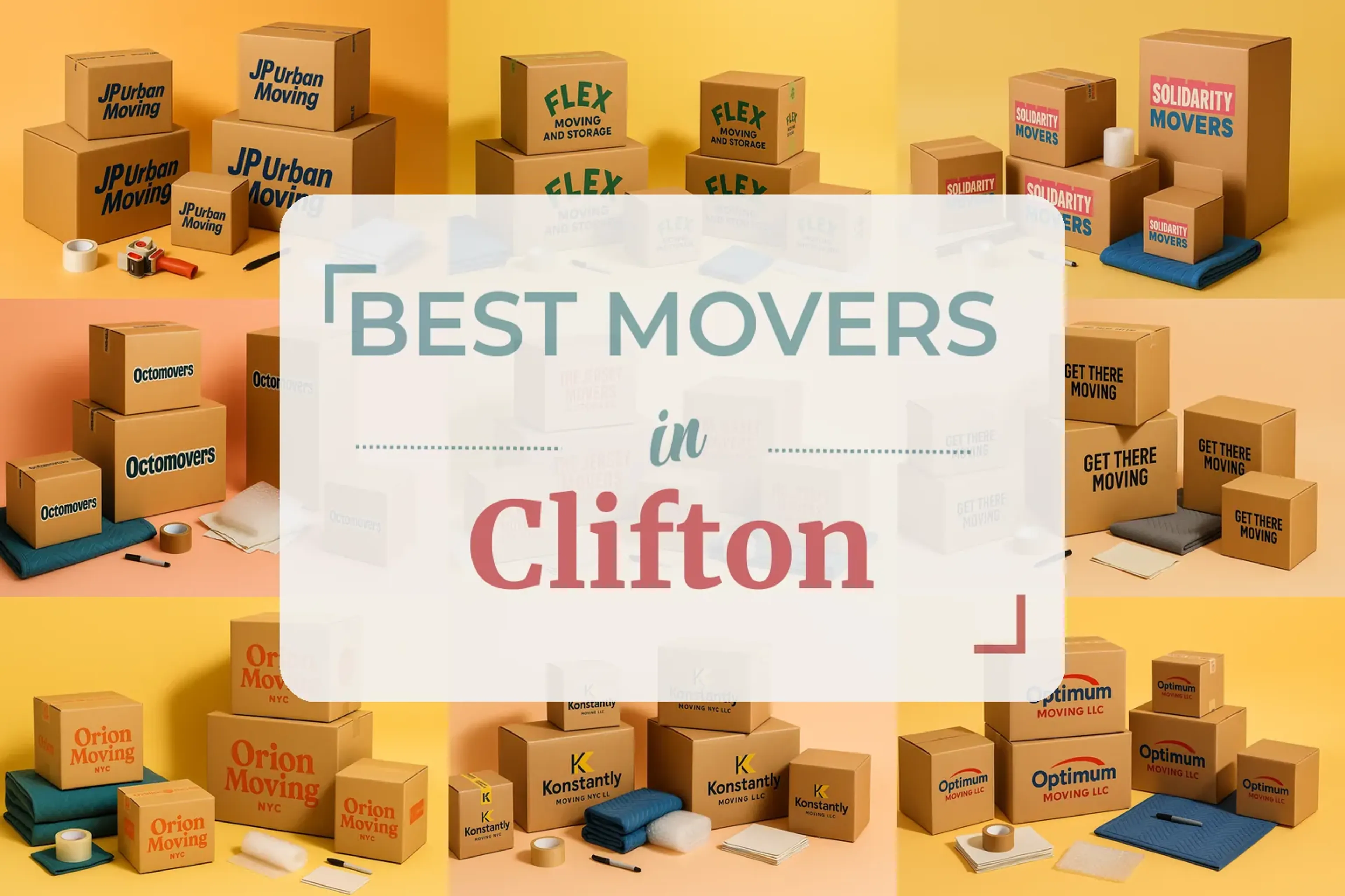 Side-by-side comparison of Clifton moving companies