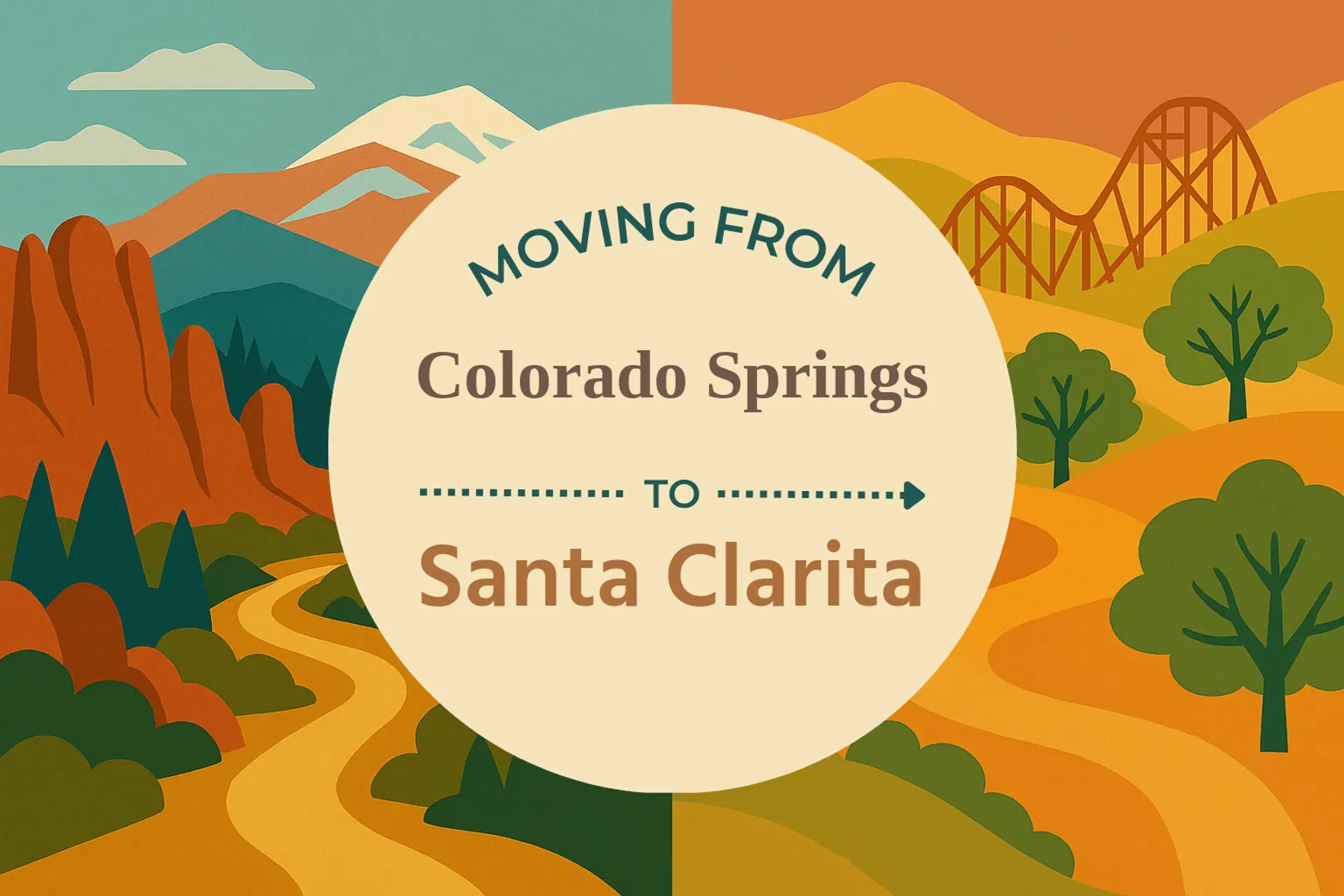 Side-by-side comparison of Colorado Springs to Santa Clarita moving companies