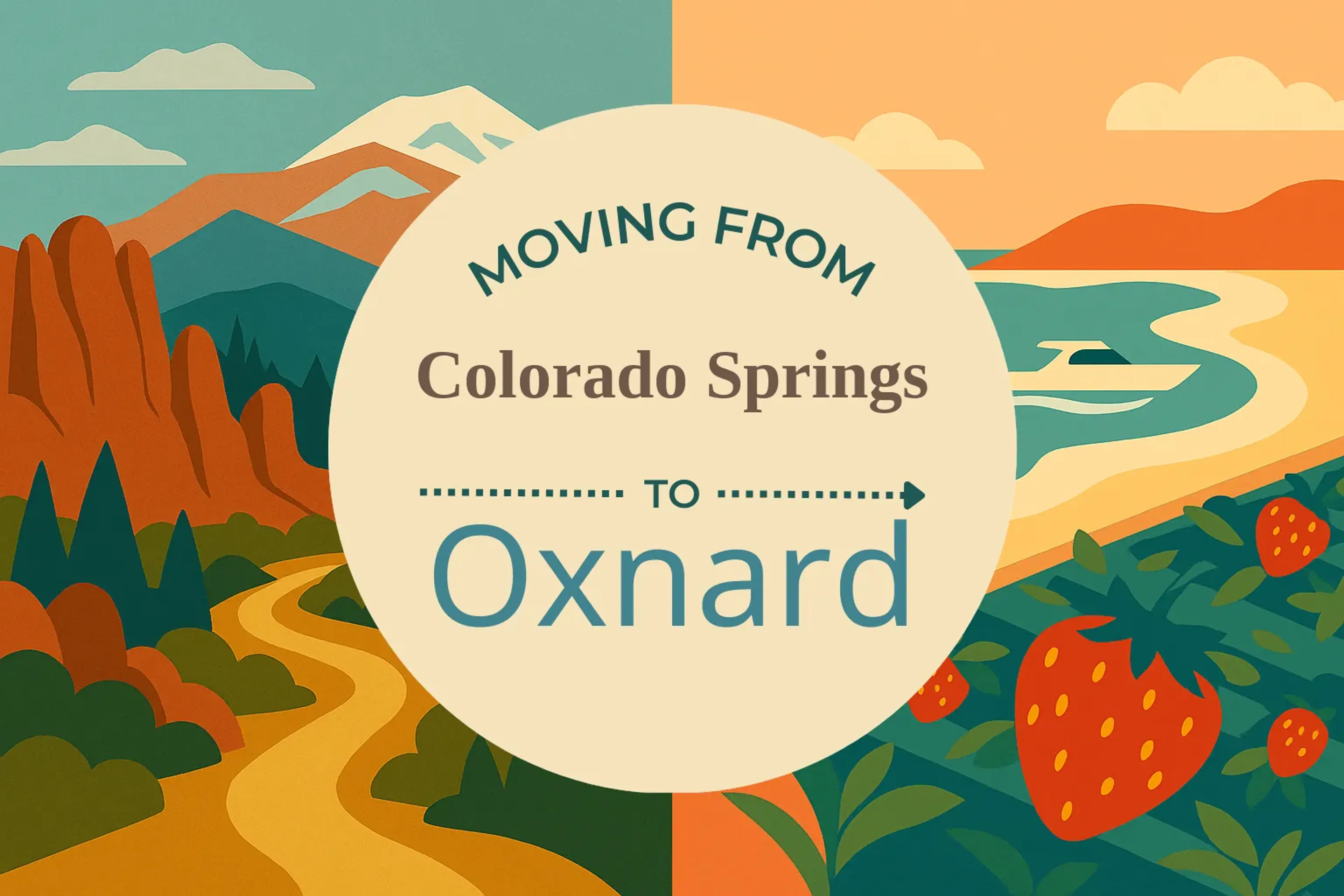 Side-by-side comparison of Colorado Springs to Oxnard moving companies