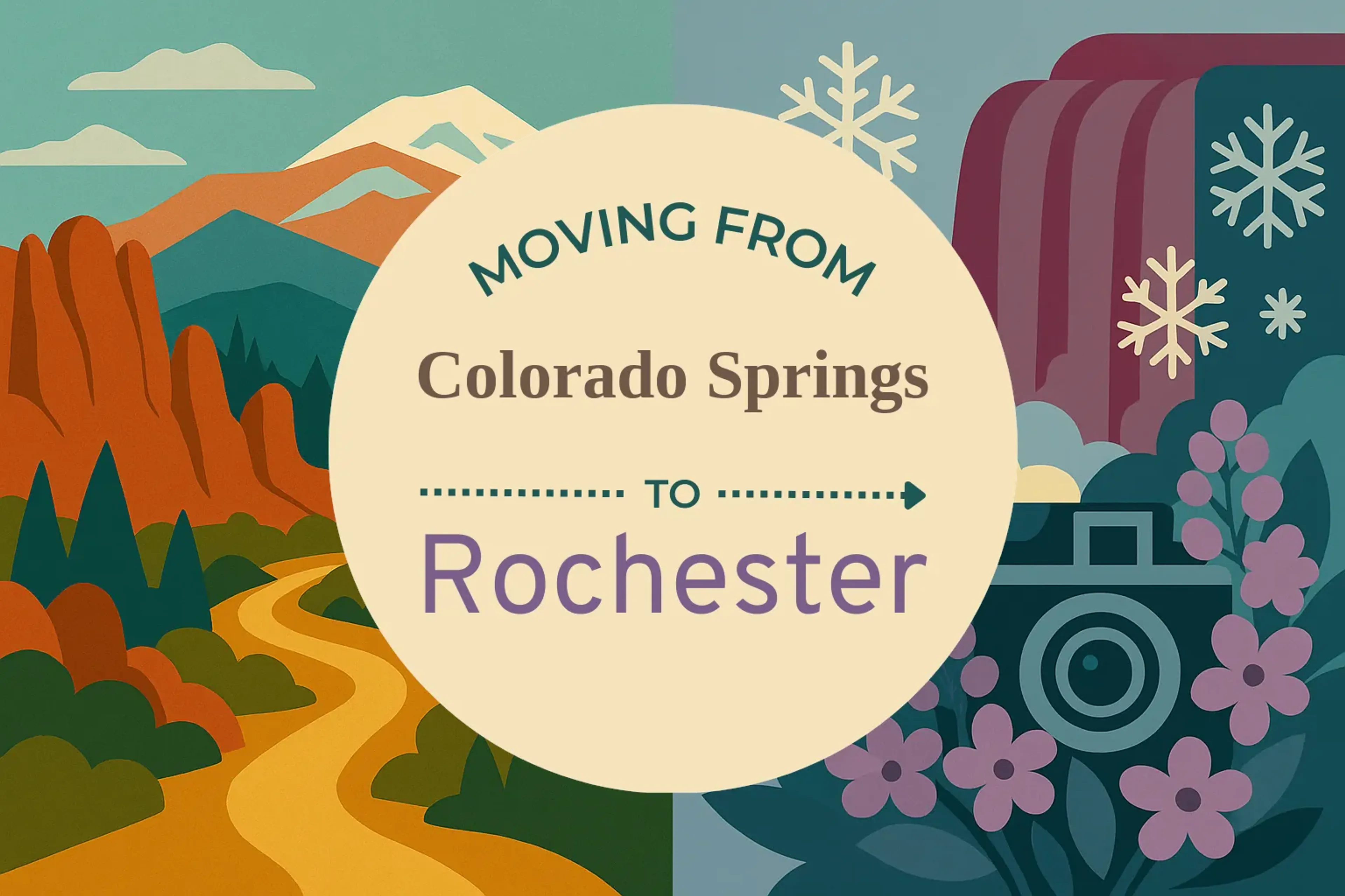Side-by-side comparison of Colorado Springs to Rochester moving companies