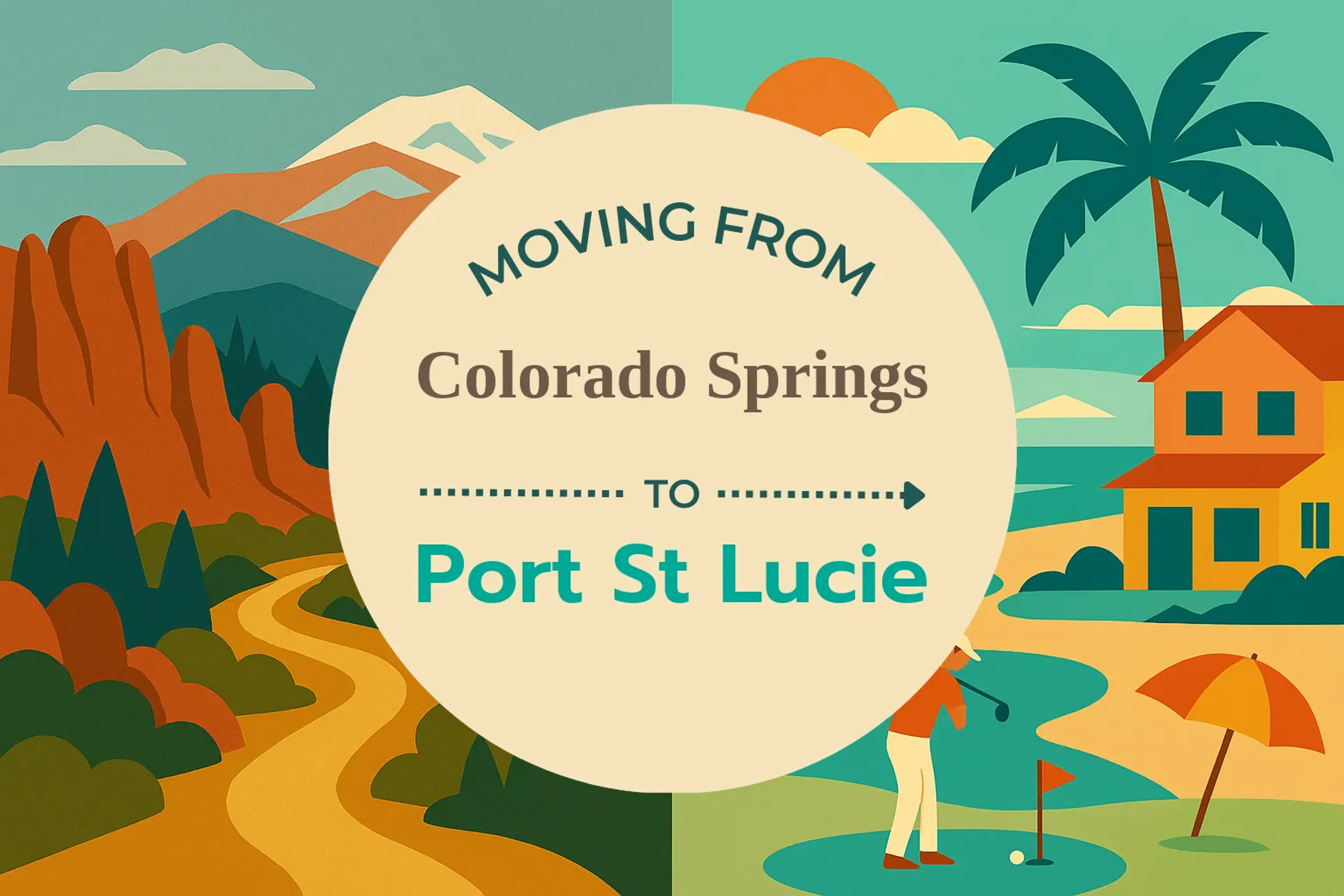 Side-by-side comparison of Colorado Springs to Port St. Lucie moving companies