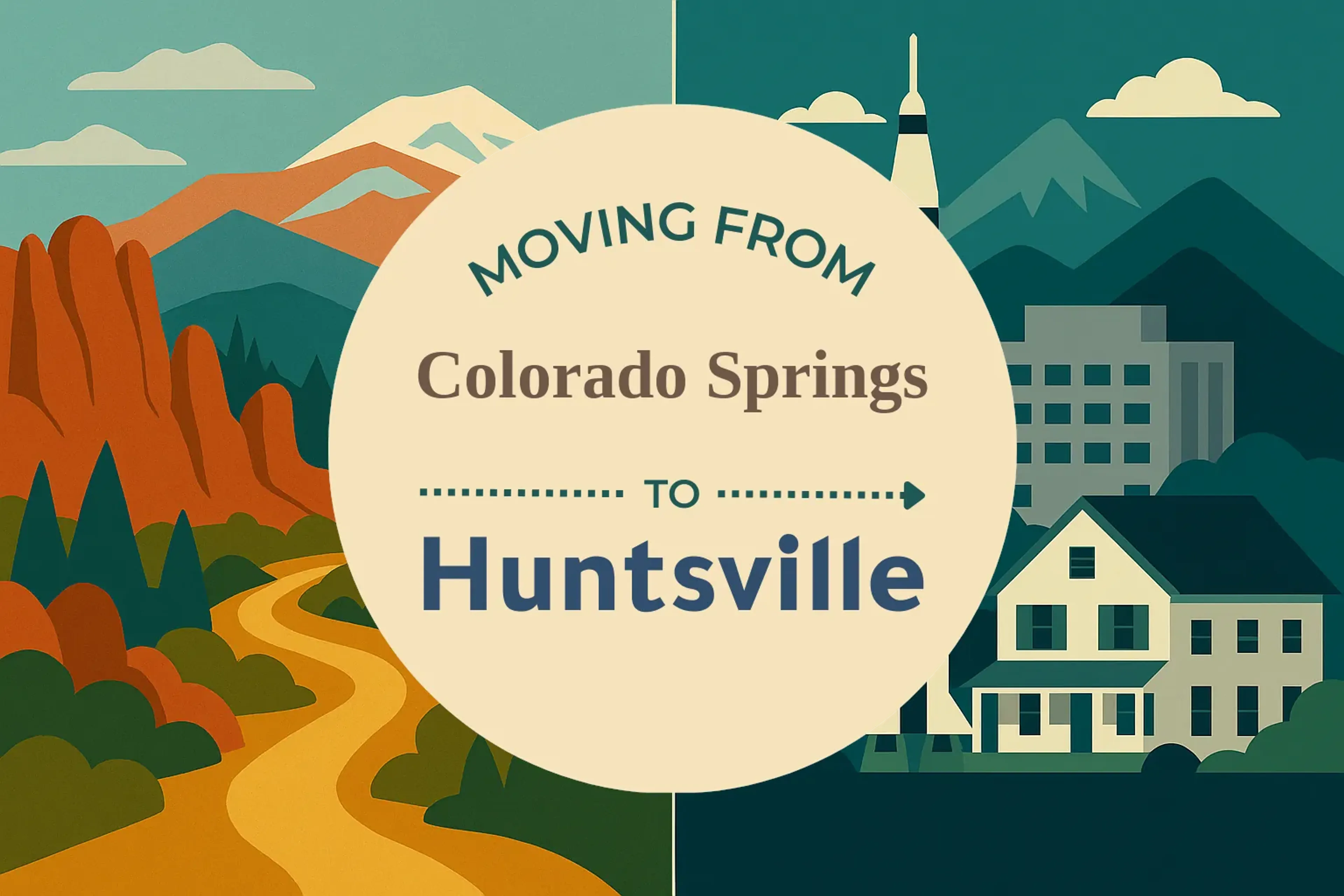 Side-by-side comparison of Colorado Springs to Huntsville moving companies