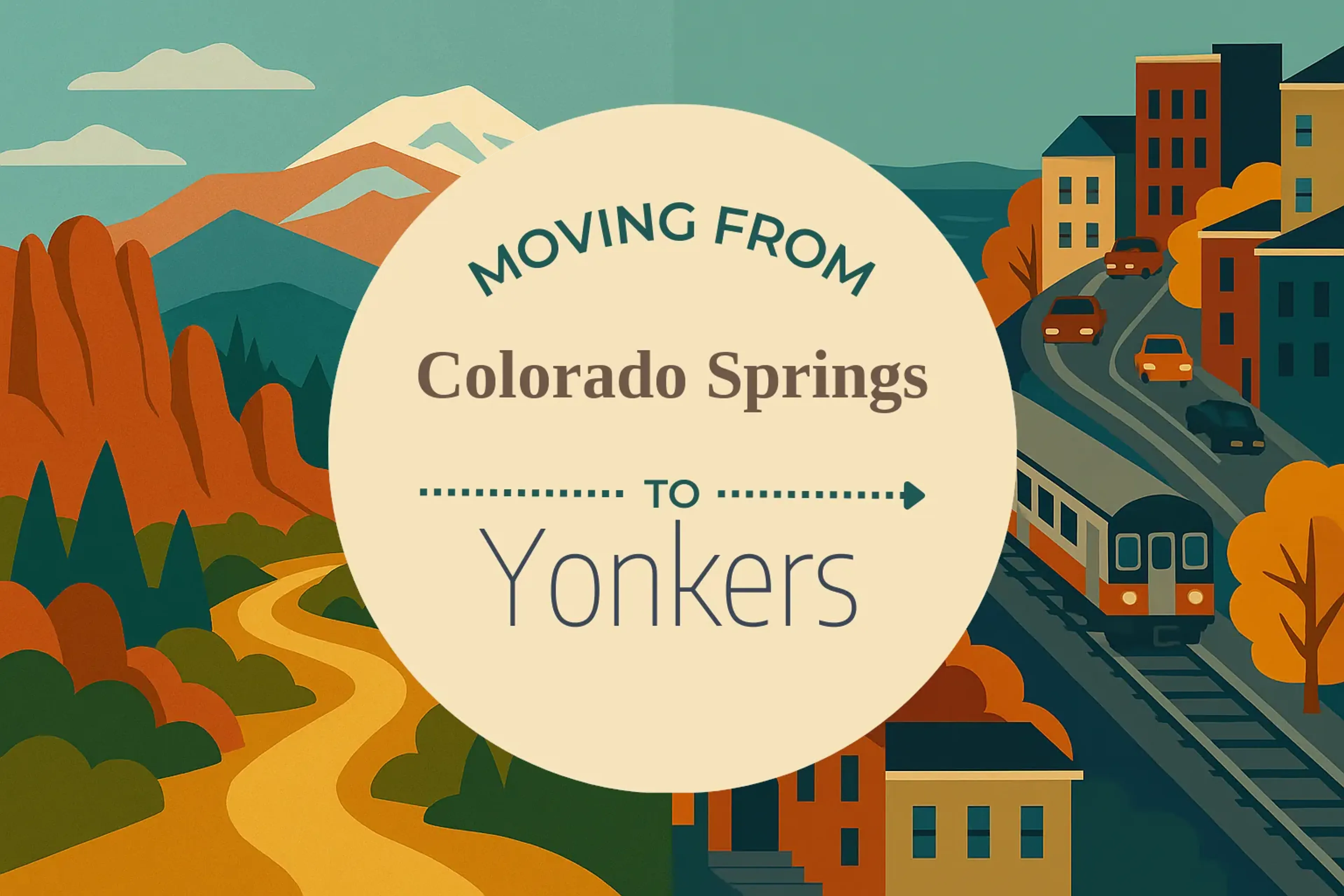 Side-by-side comparison of Colorado Springs to Yonkers moving companies