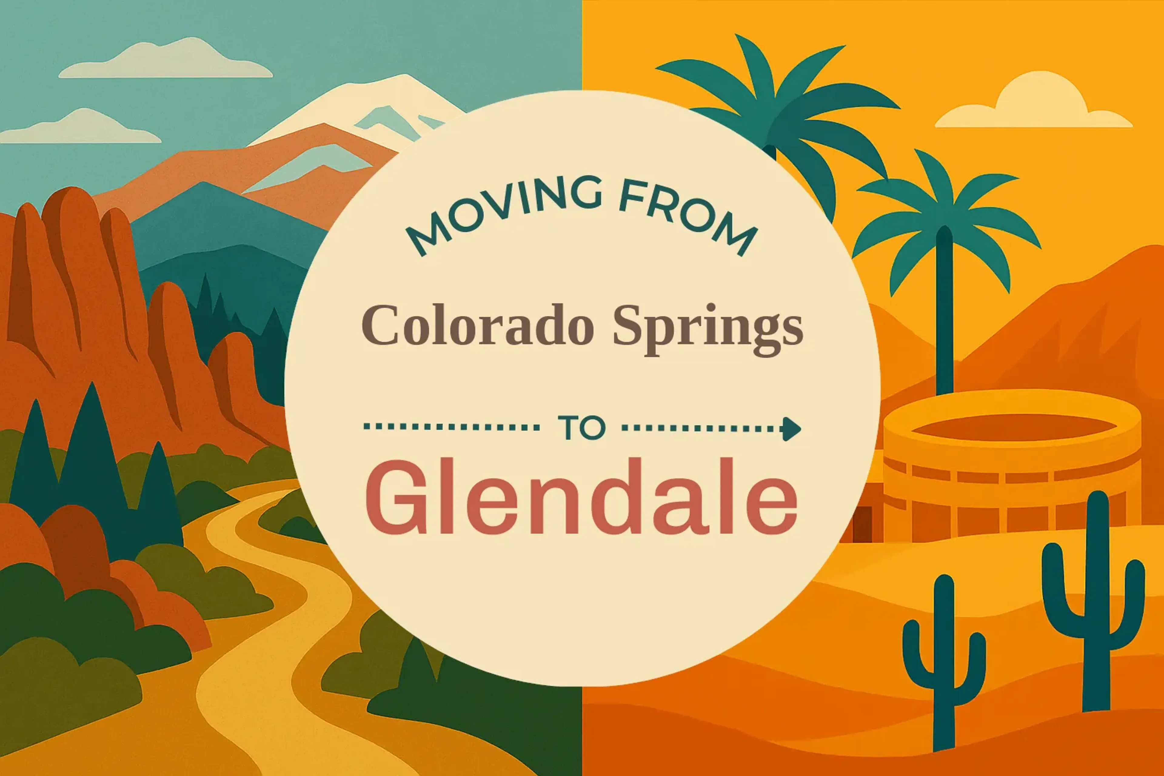 Side-by-side comparison of Colorado Springs to Glendale moving companies