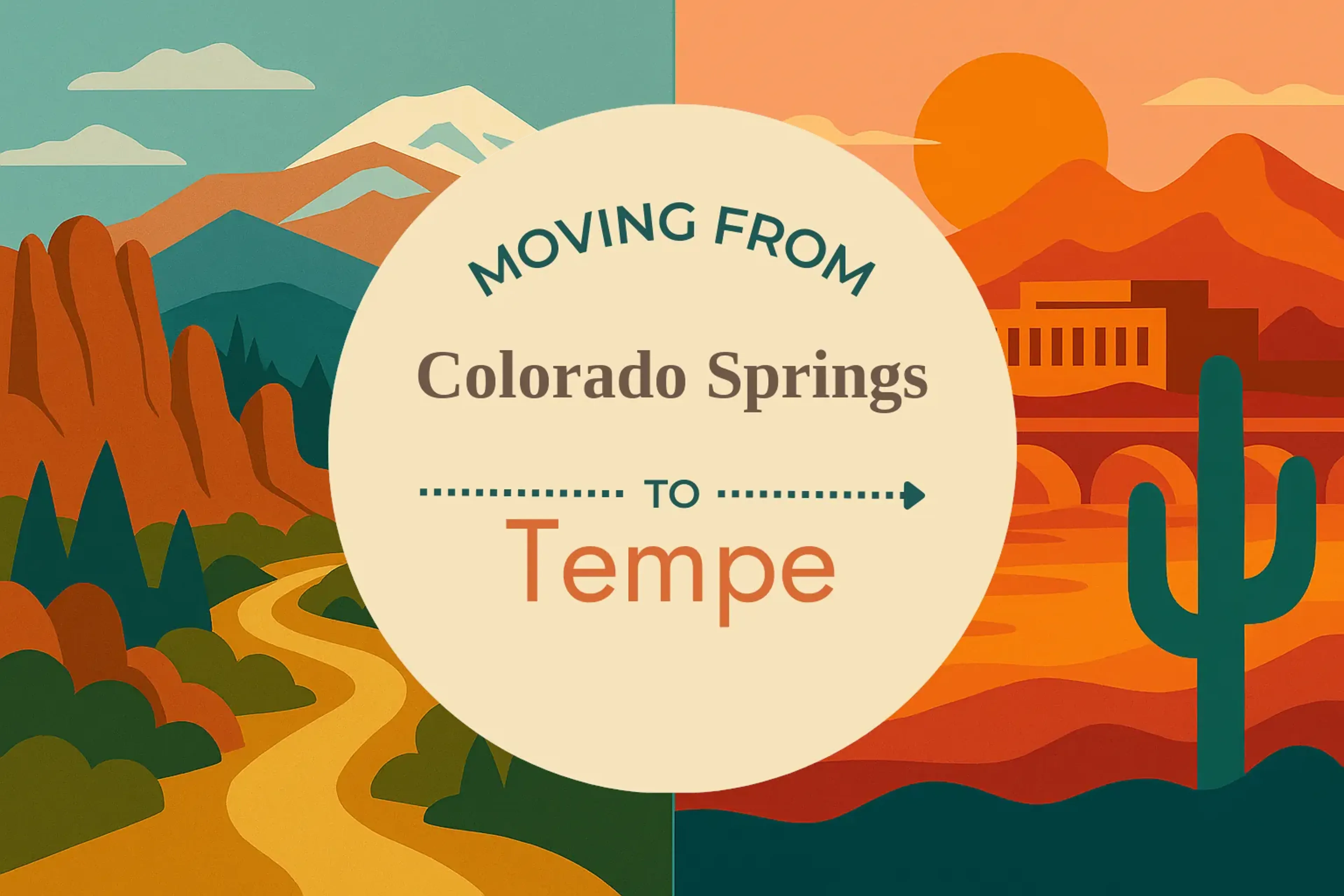 Side-by-side comparison of Colorado Springs to Tempe moving companies