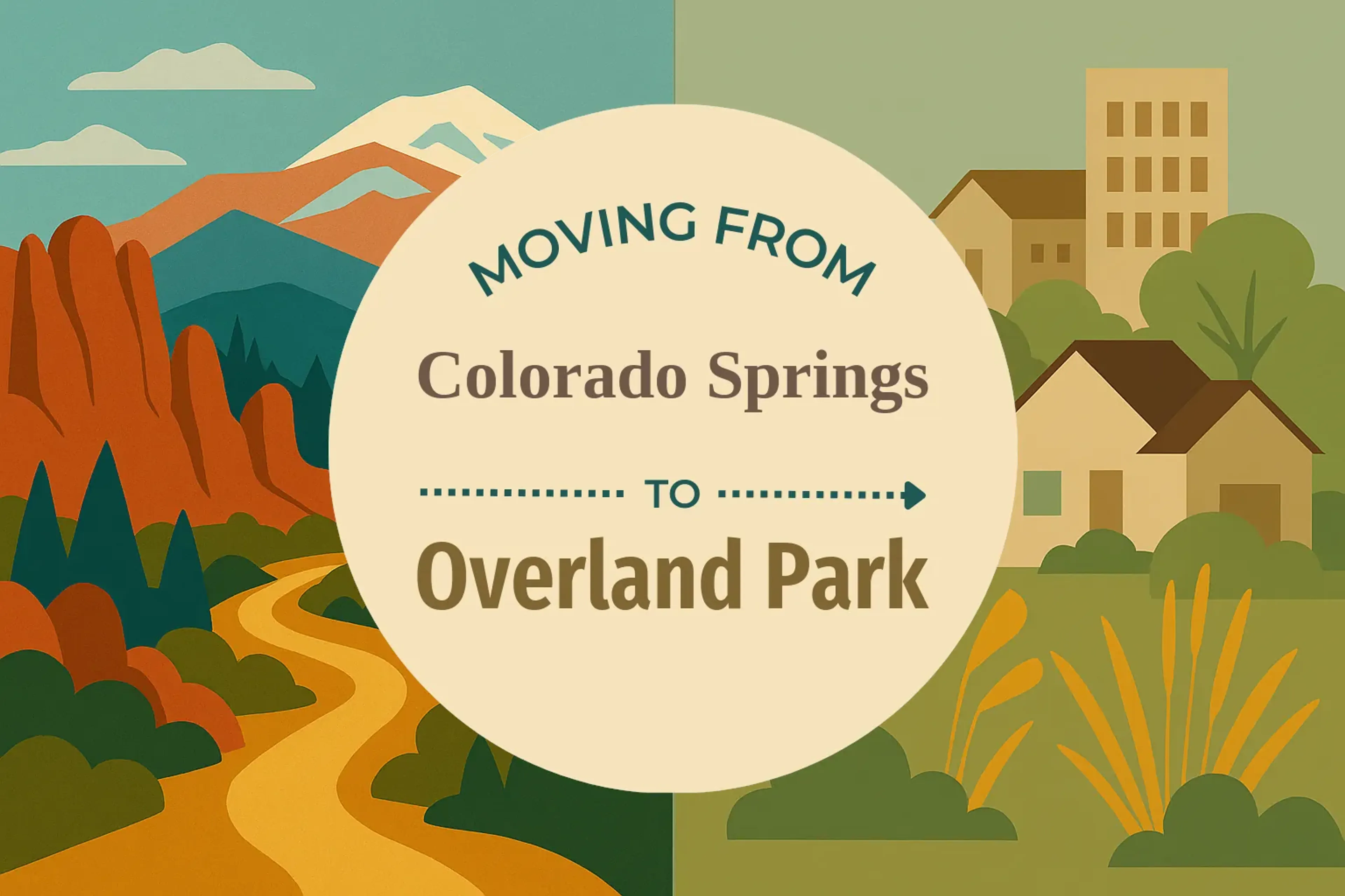 Side-by-side comparison of Colorado Springs to Overland Park moving companies