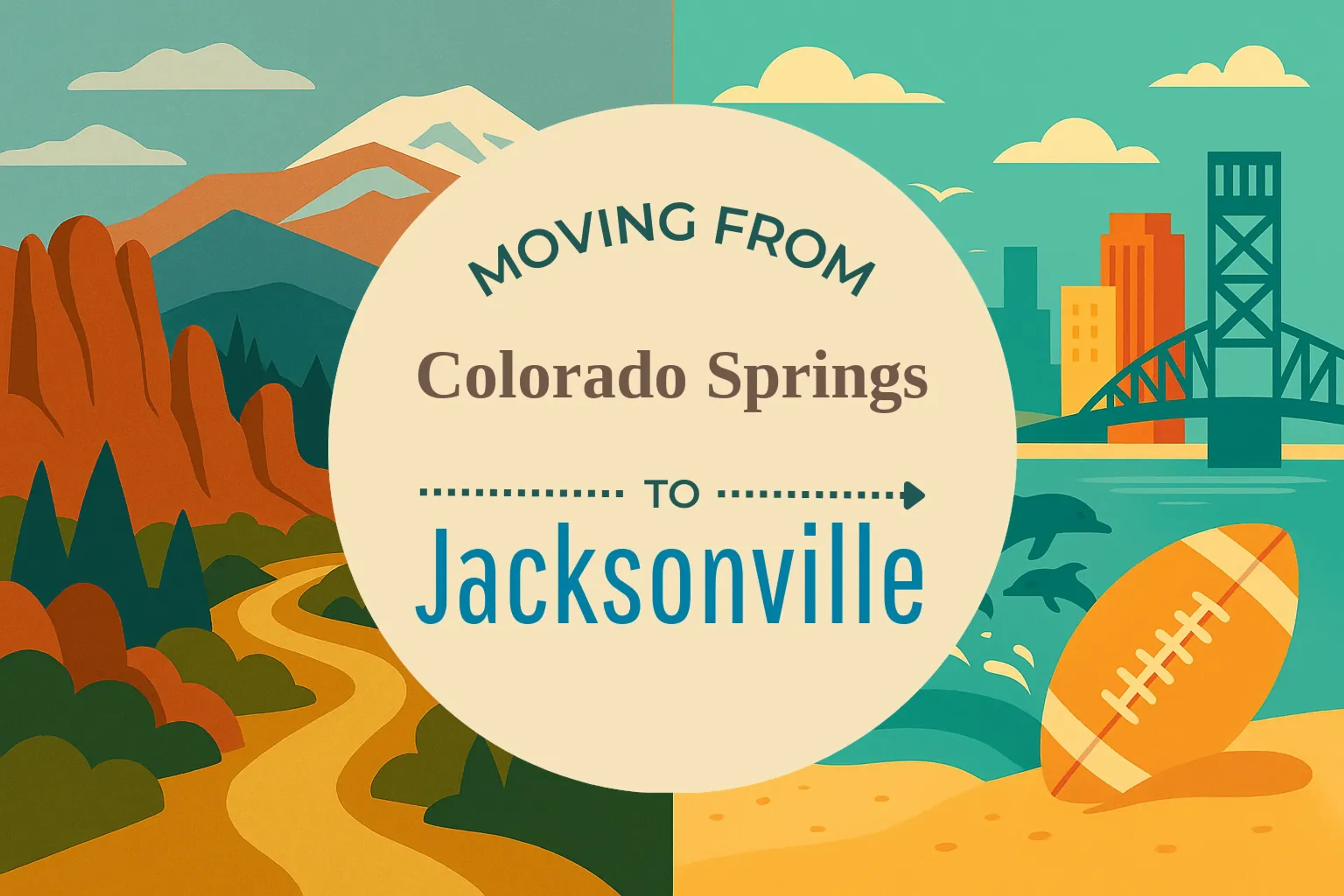 Side-by-side comparison of Colorado Springs to Jacksonville moving companies