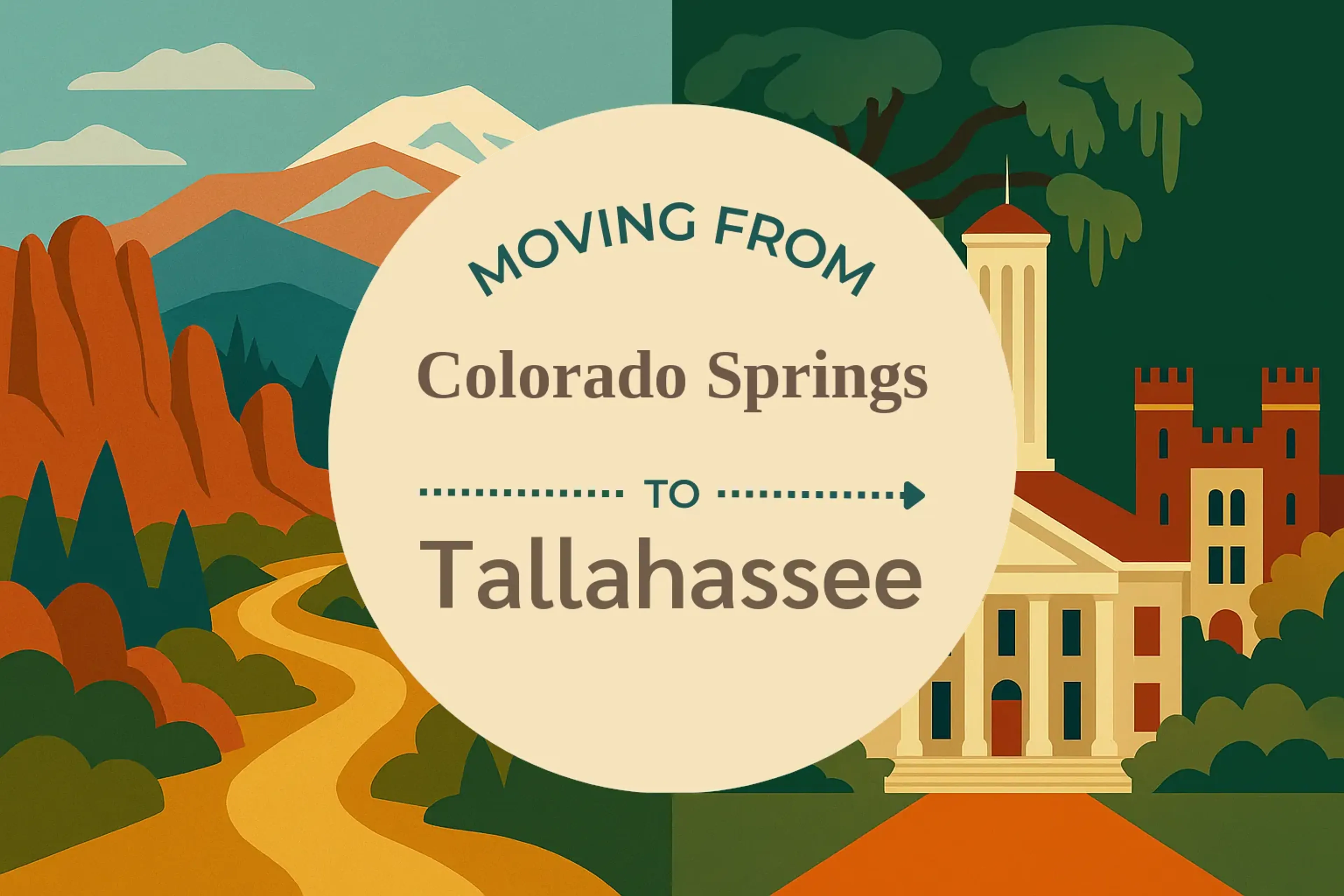 Side-by-side comparison of Colorado Springs to Tallahassee moving companies