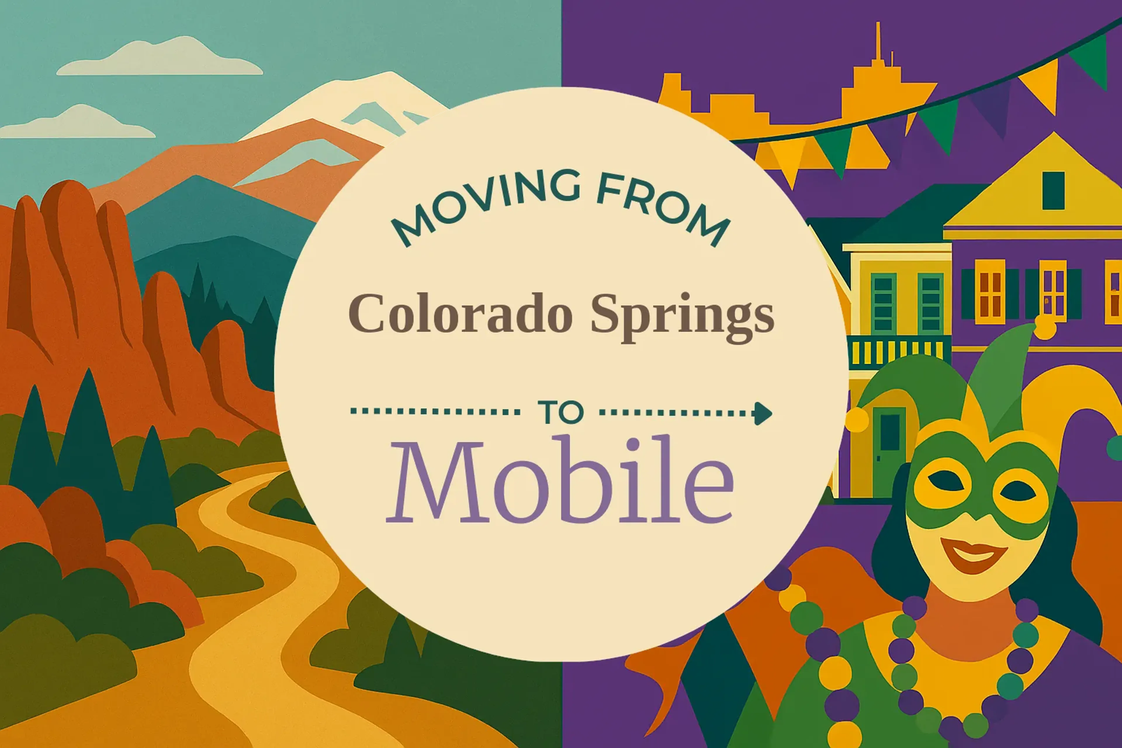 Side-by-side comparison of Colorado Springs to Mobile moving companies