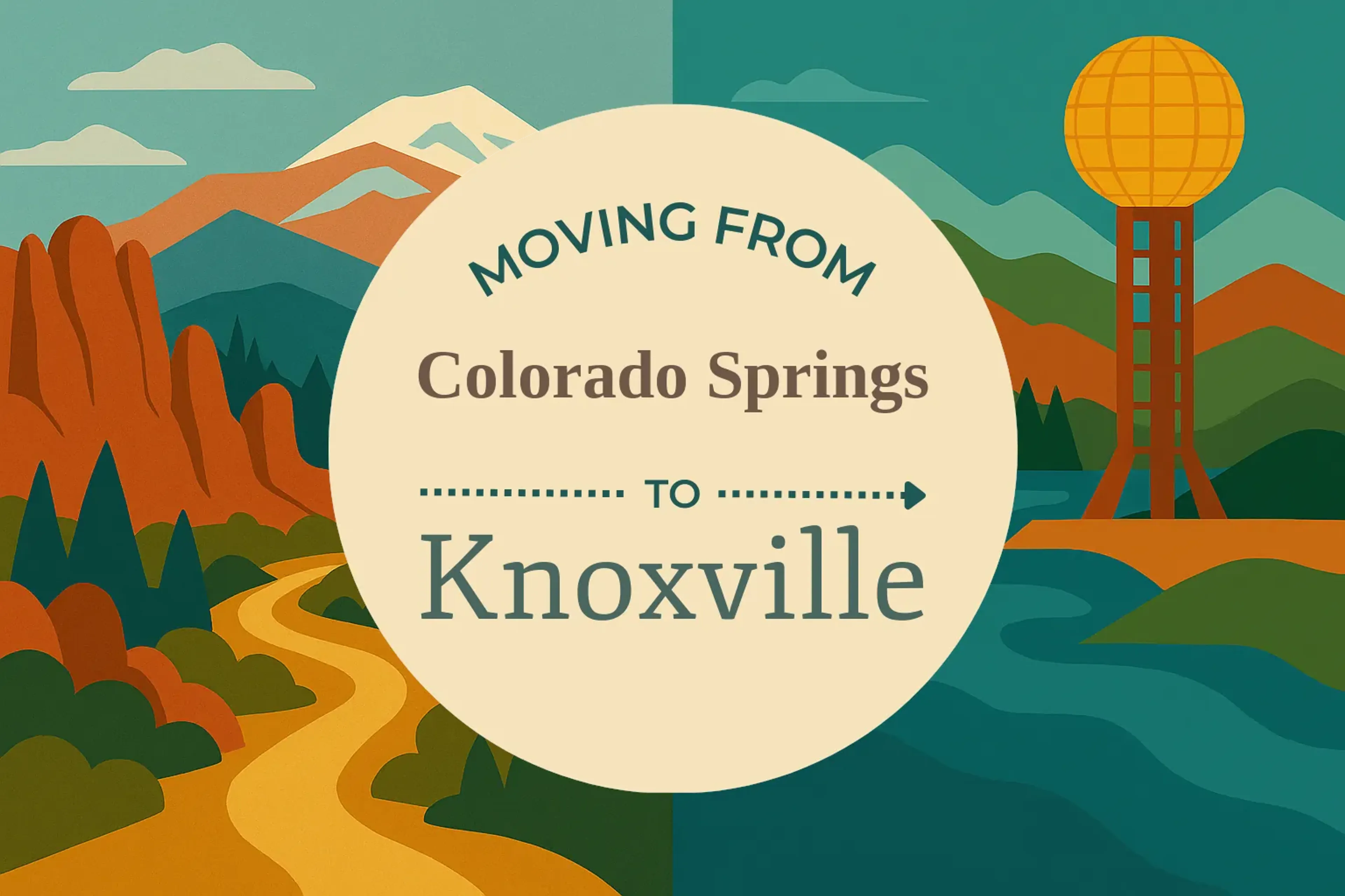 Side-by-side comparison of Colorado Springs to Knoxville moving companies