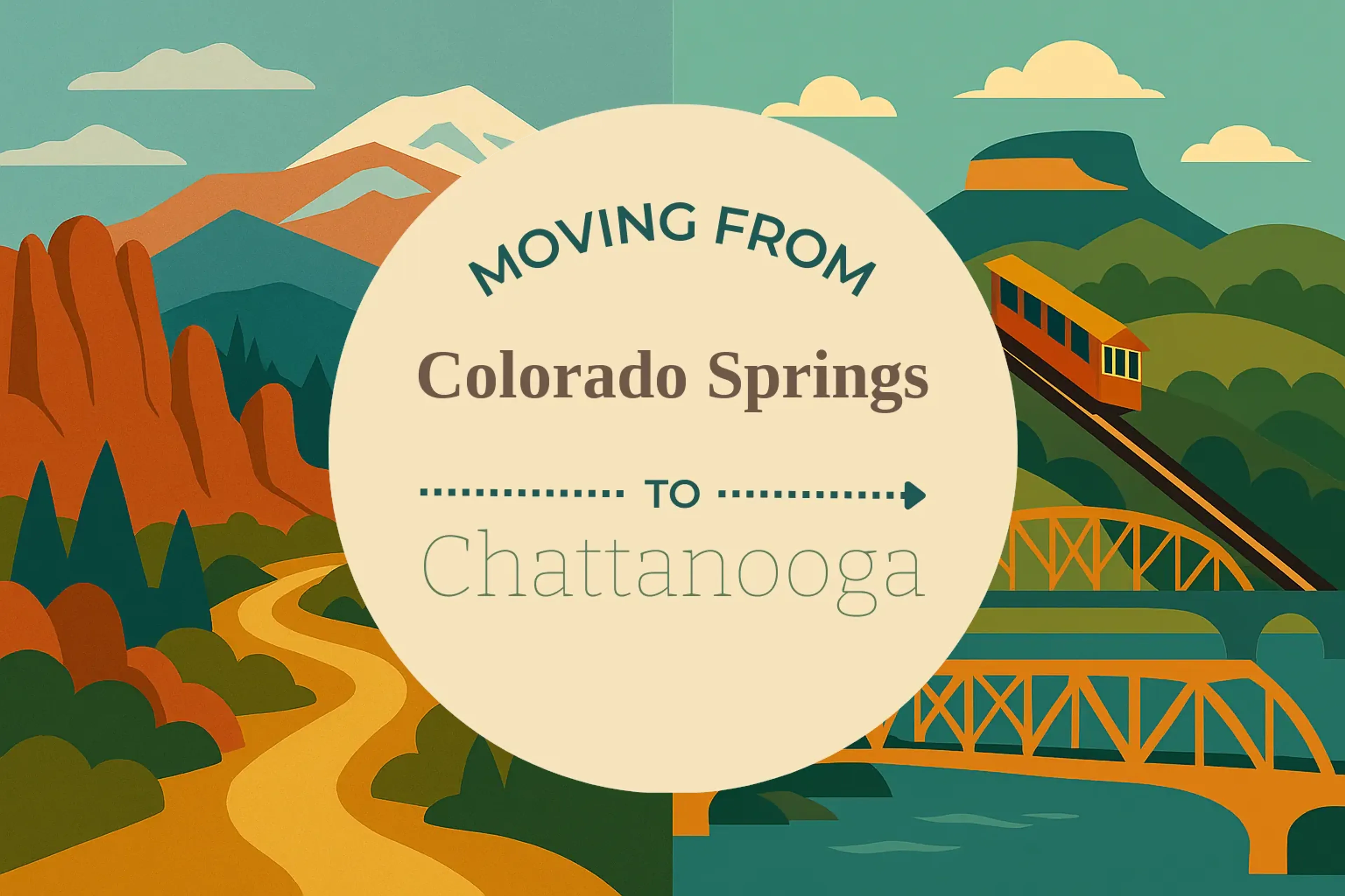 Side-by-side comparison of Colorado Springs to Chattanooga moving companies