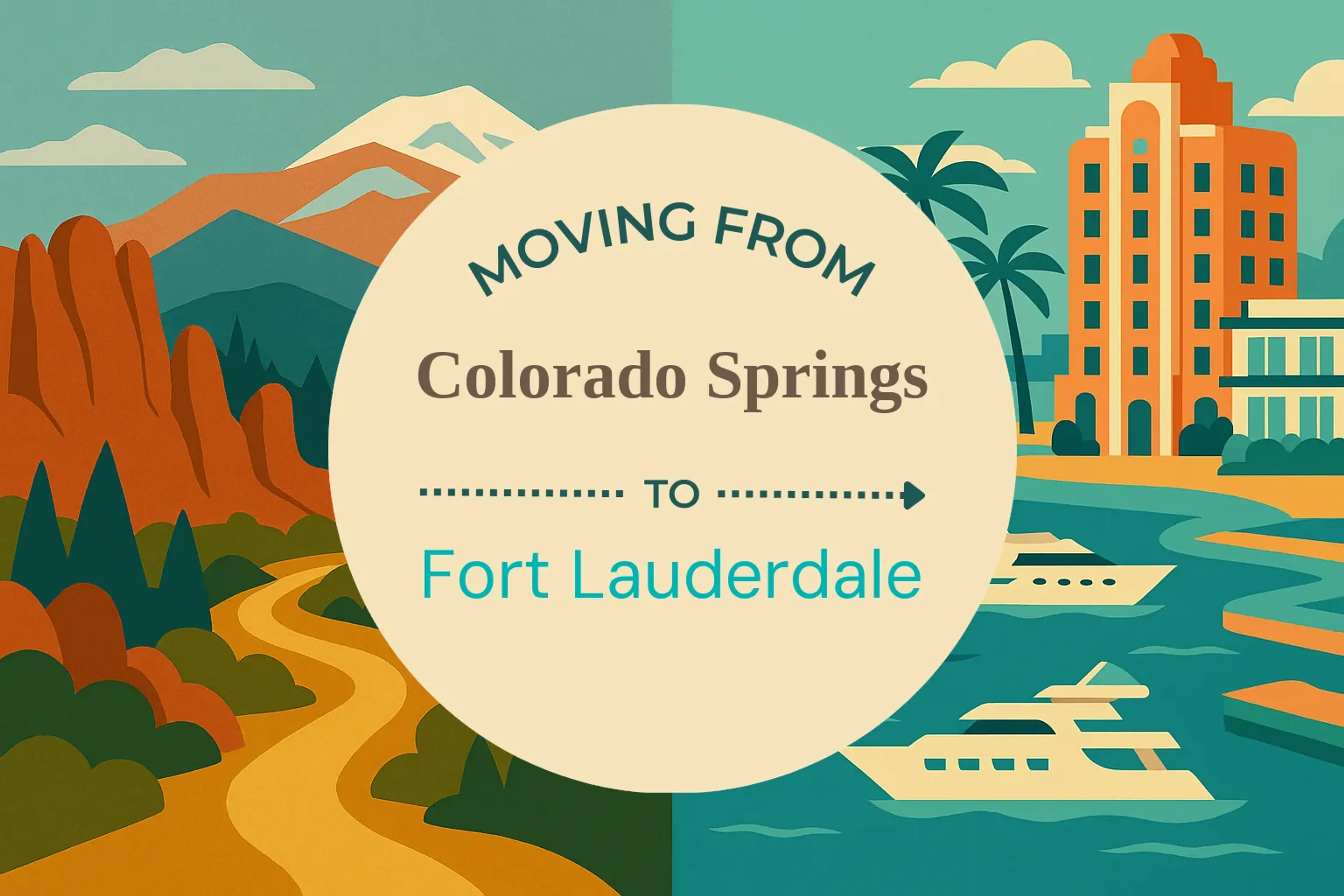 Side-by-side comparison of Colorado Springs to Fort Lauderdale moving companies