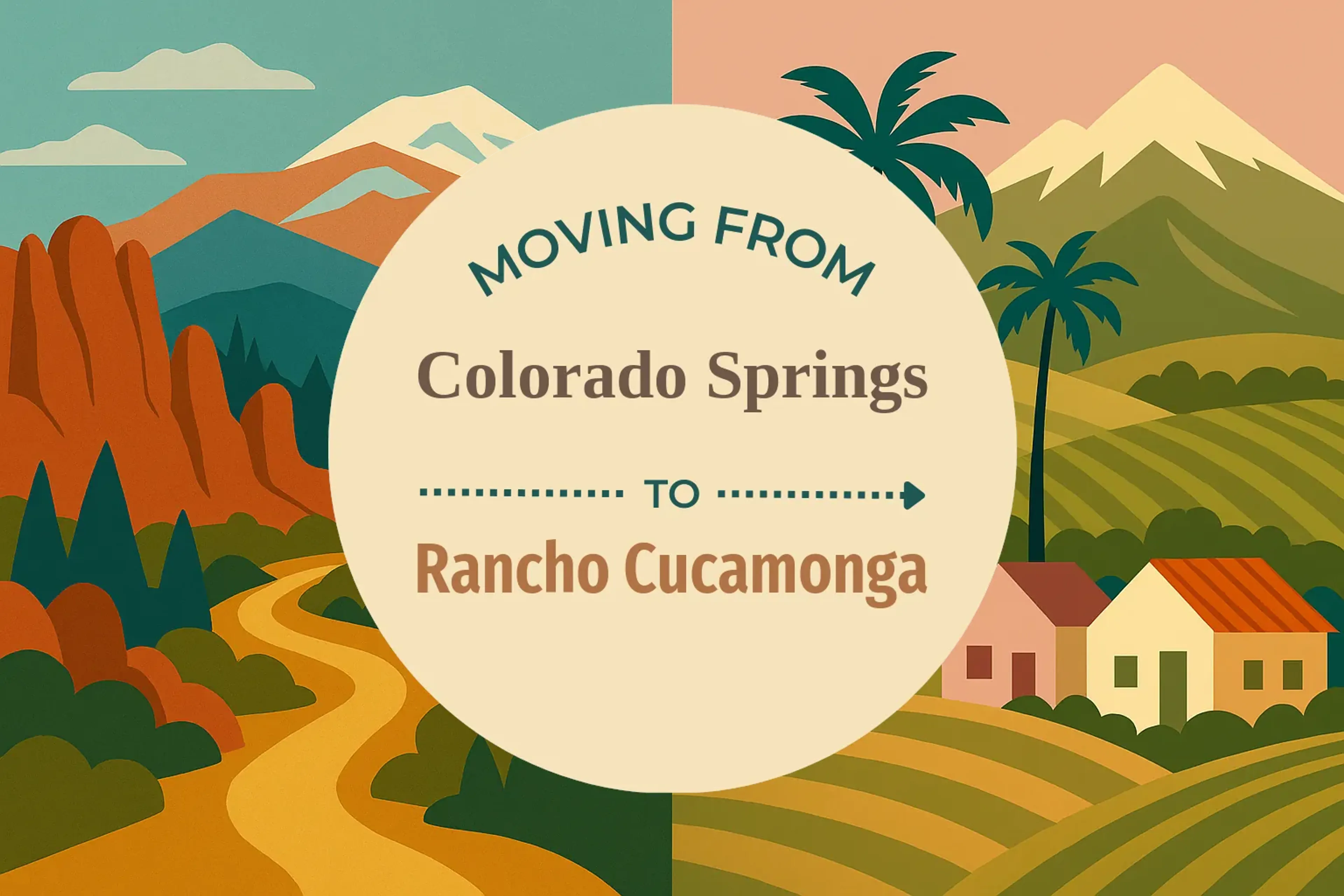 Side-by-side comparison of Colorado Springs to Rancho Cucamonga moving companies