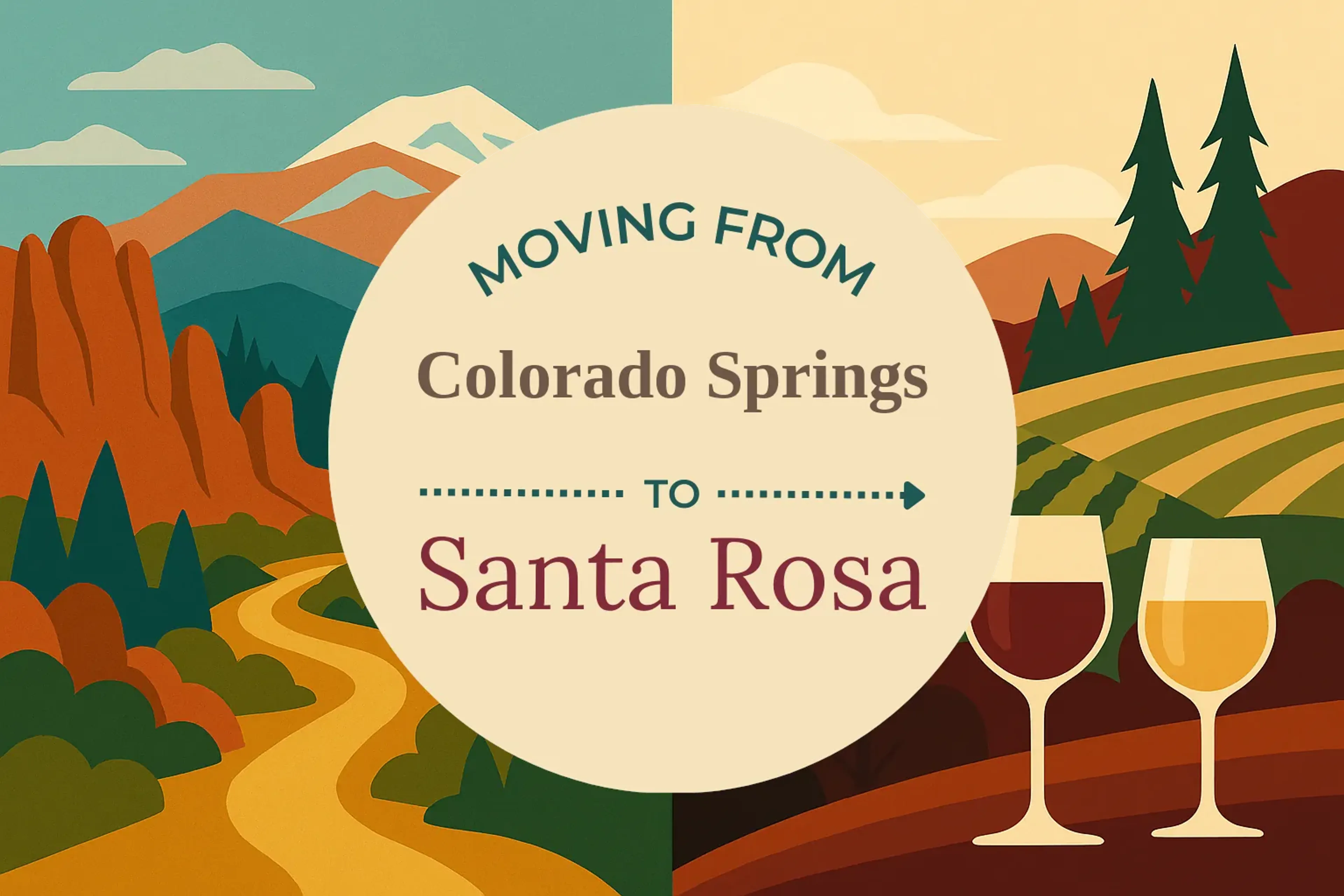 Side-by-side comparison of Colorado Springs to Santa Rosa moving companies