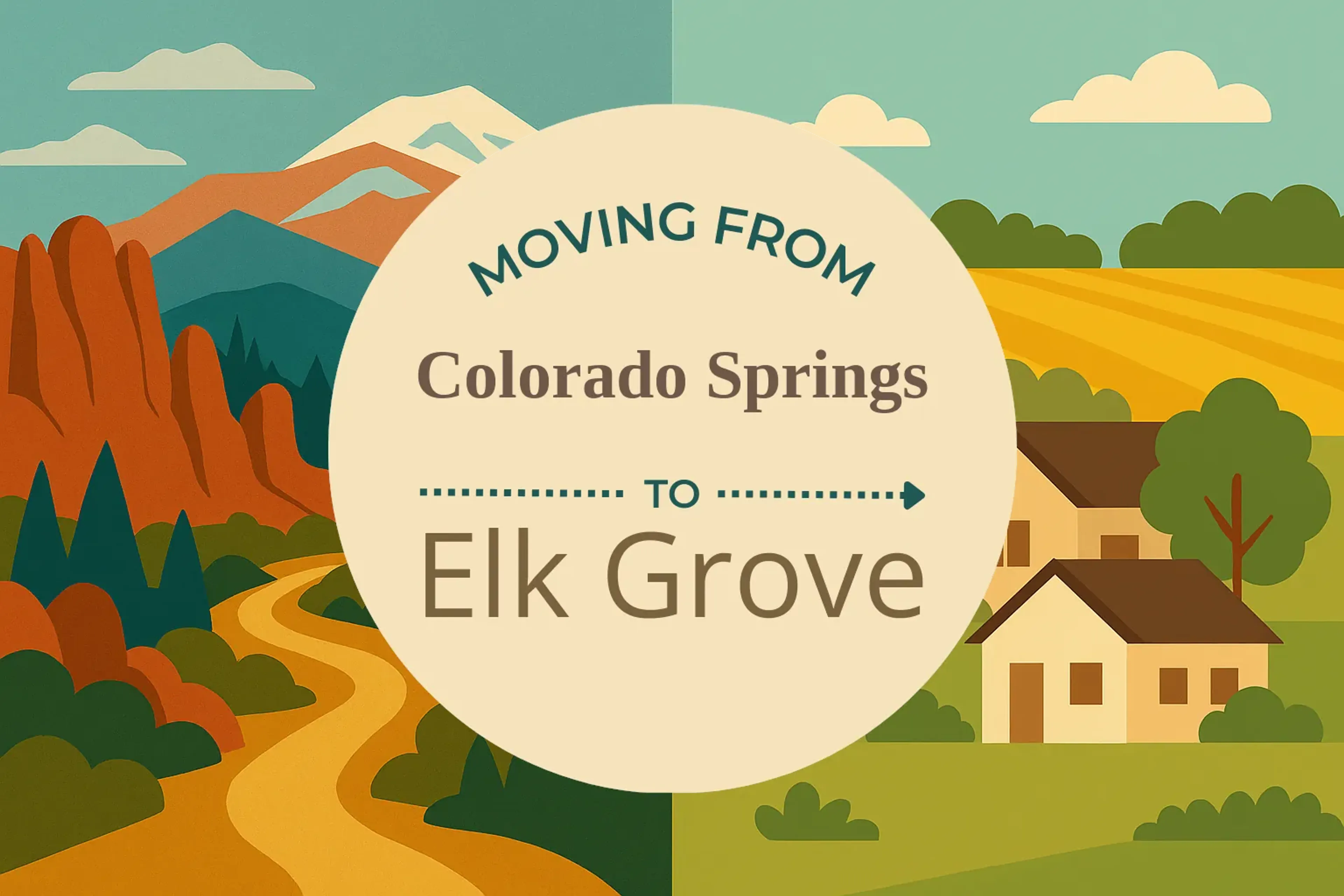 Side-by-side comparison of Colorado Springs to Elk Grove moving companies
