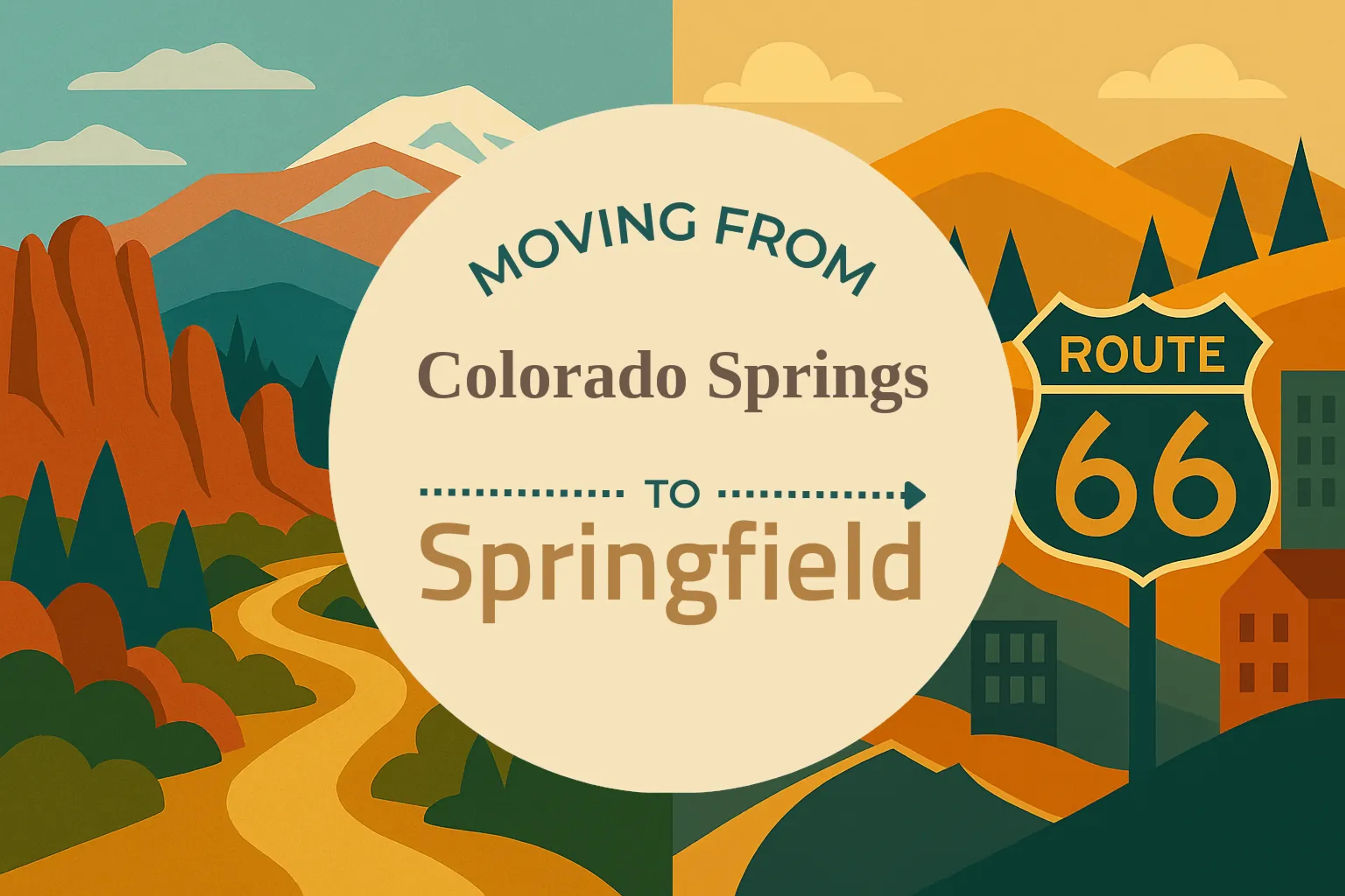 Side-by-side comparison of Colorado Springs to Springfield moving companies