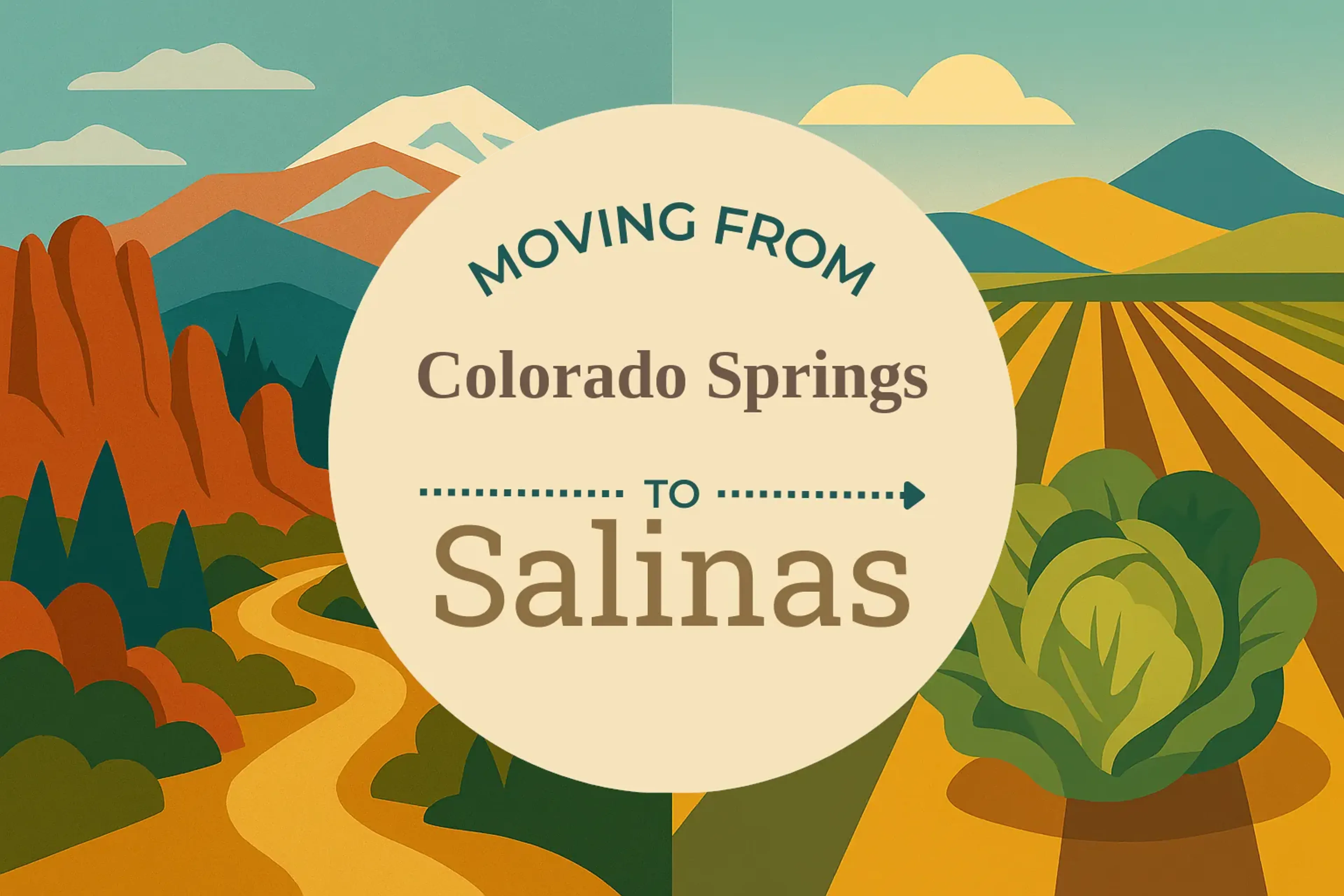 Side-by-side comparison of Colorado Springs to Salinas moving companies