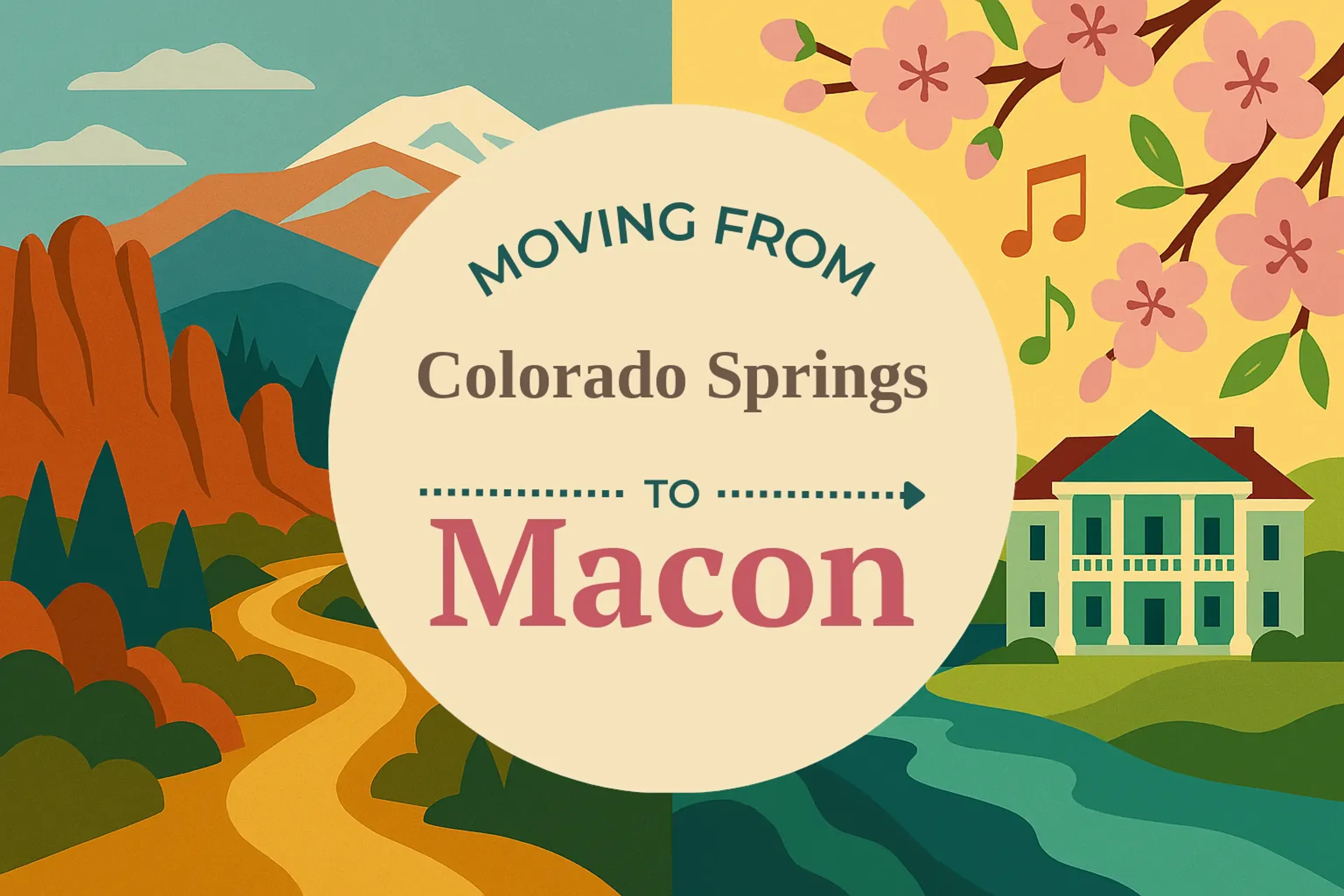 Side-by-side comparison of Colorado Springs to Macon moving companies