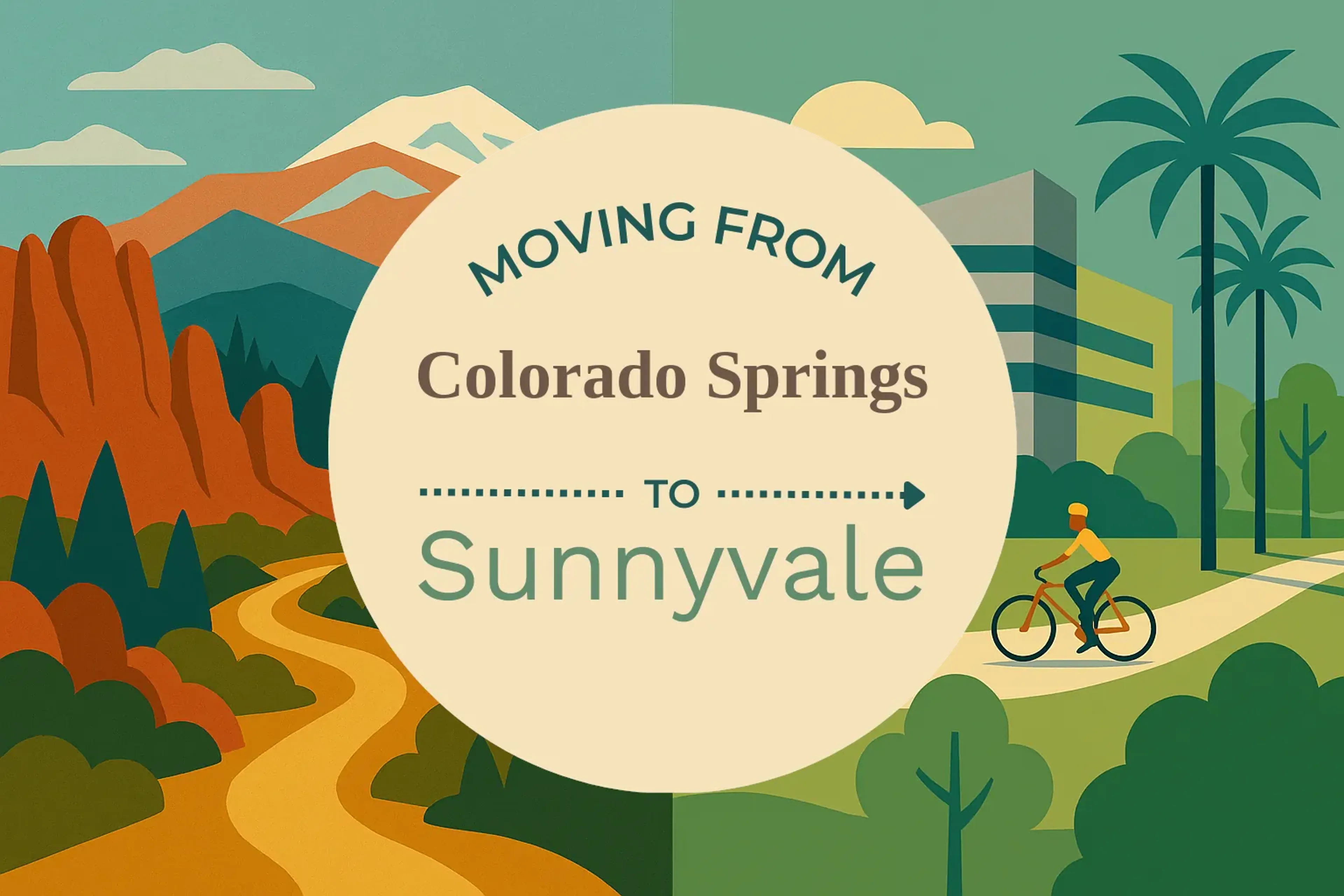 Side-by-side comparison of Colorado Springs to Sunnyvale moving companies