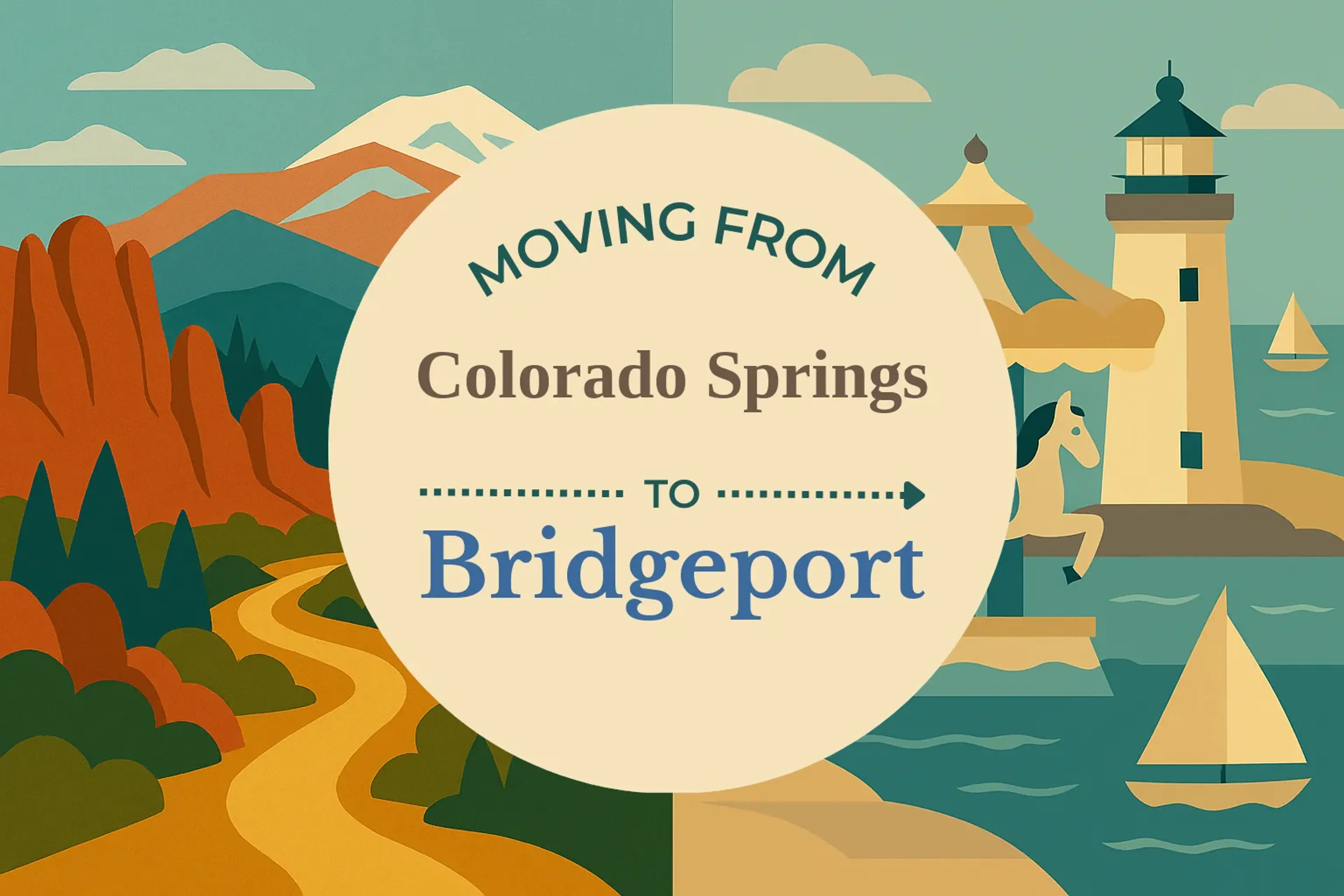 Side-by-side comparison of Colorado Springs to Bridgeport moving companies