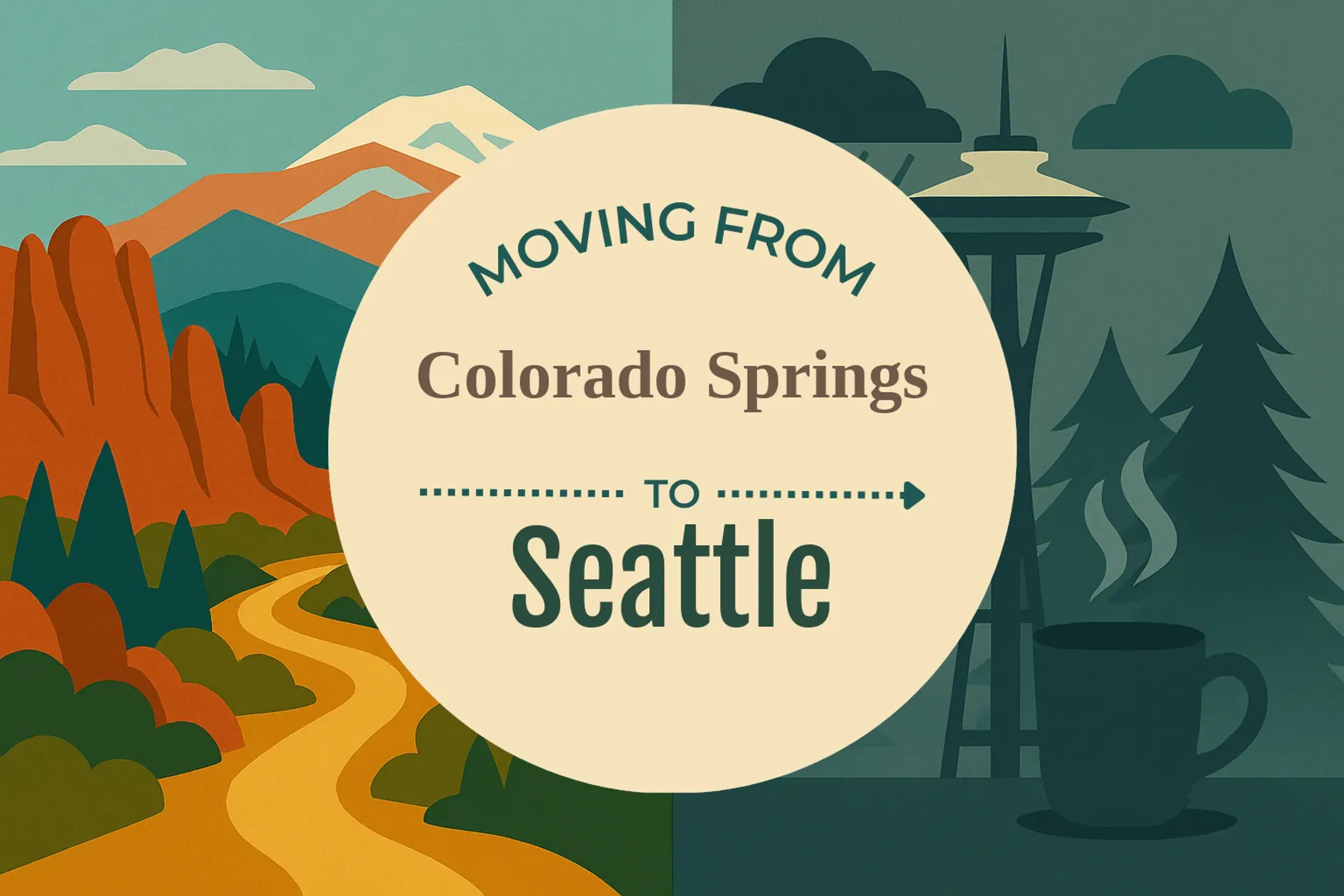 Side-by-side comparison of Colorado Springs to Seattle moving companies