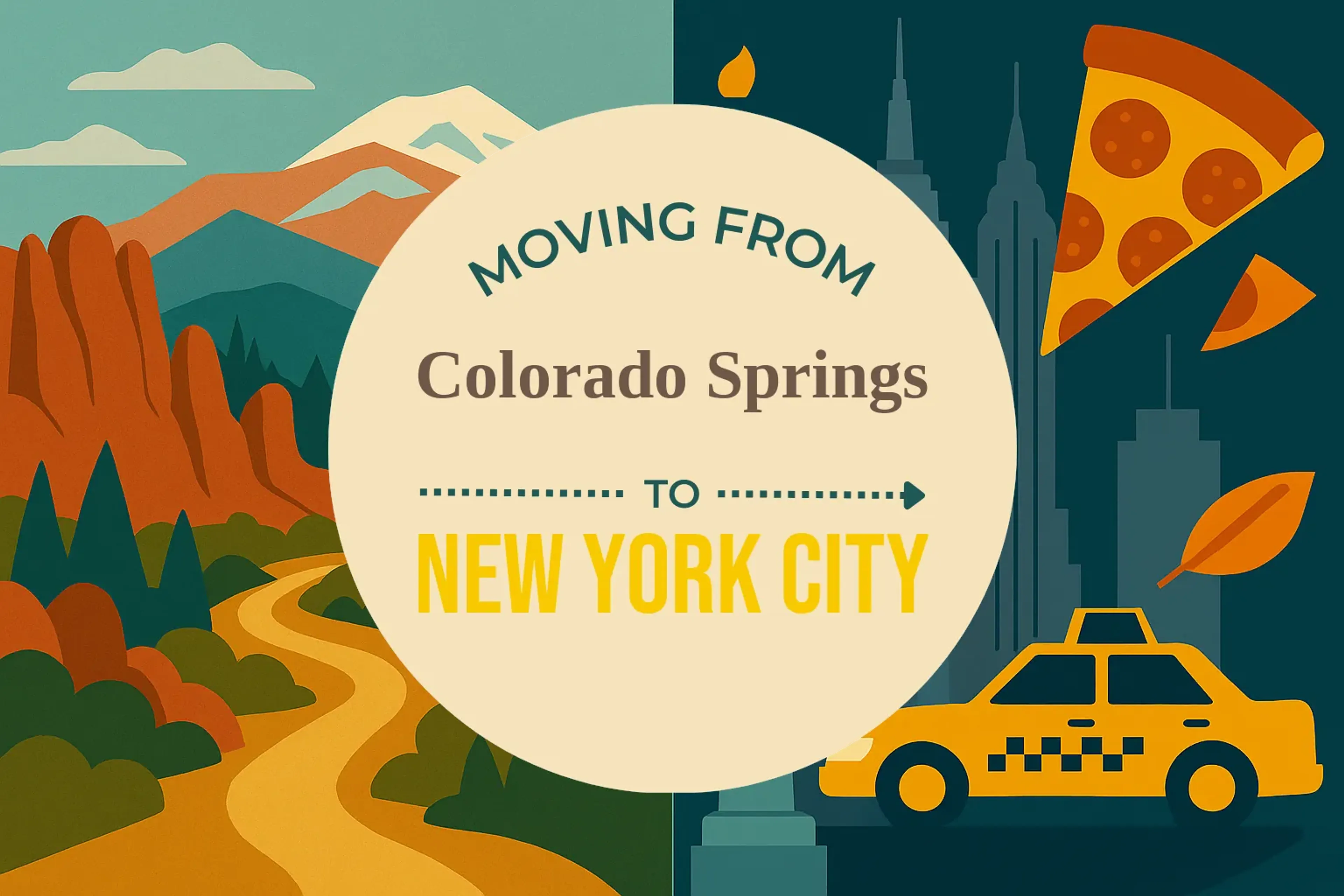 Side-by-side comparison of Colorado Springs to New York City moving companies