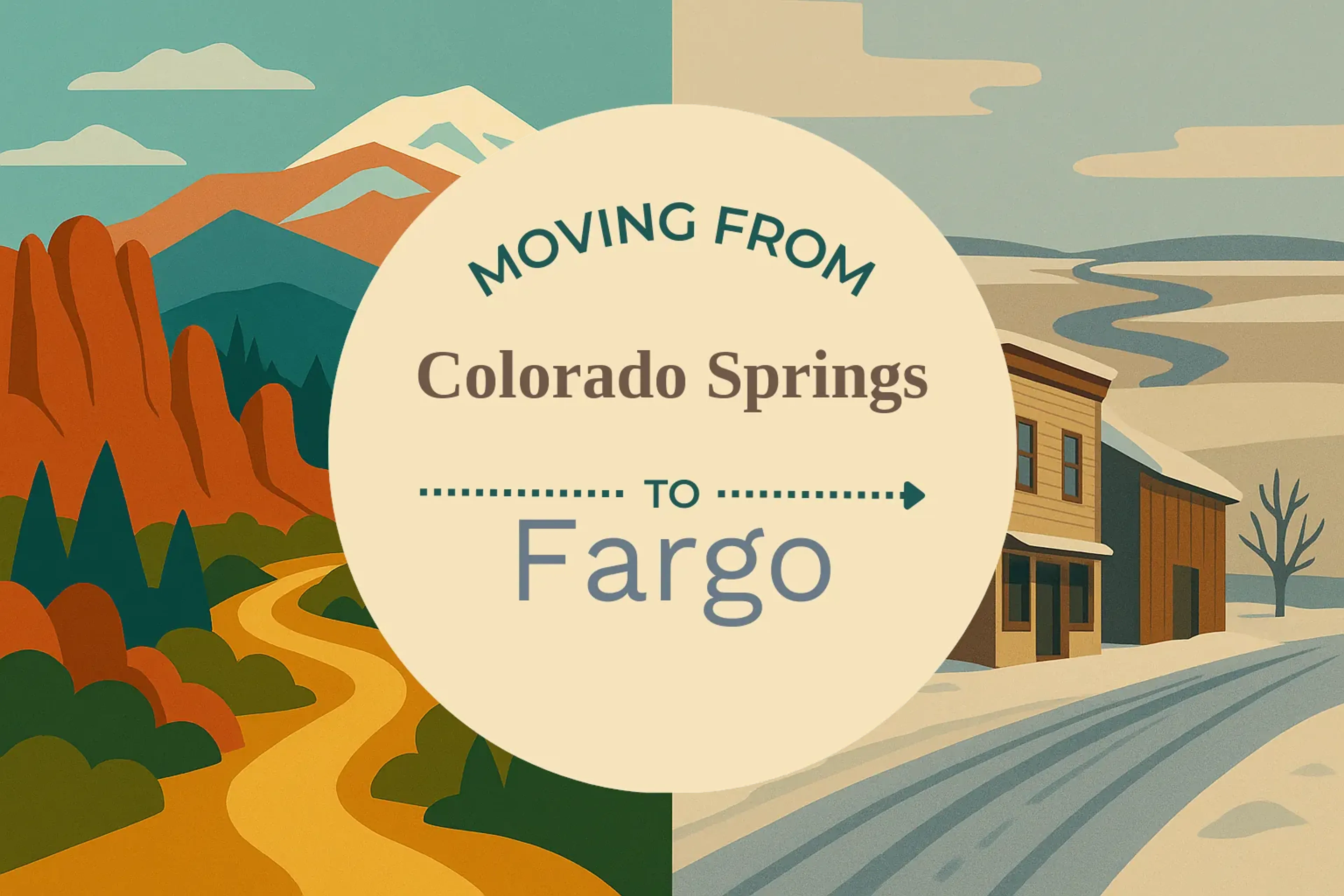Side-by-side comparison of Colorado Springs to Fargo moving companies