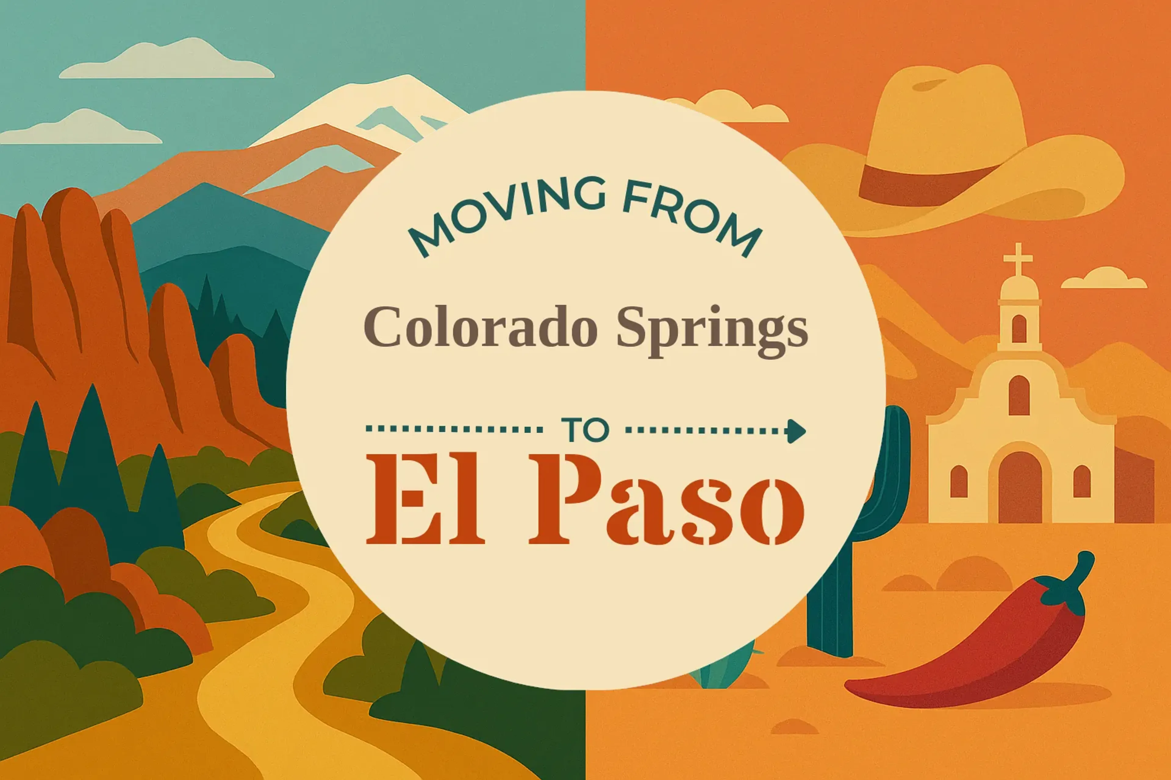 Side-by-side comparison of Colorado Springs to El Paso moving companies