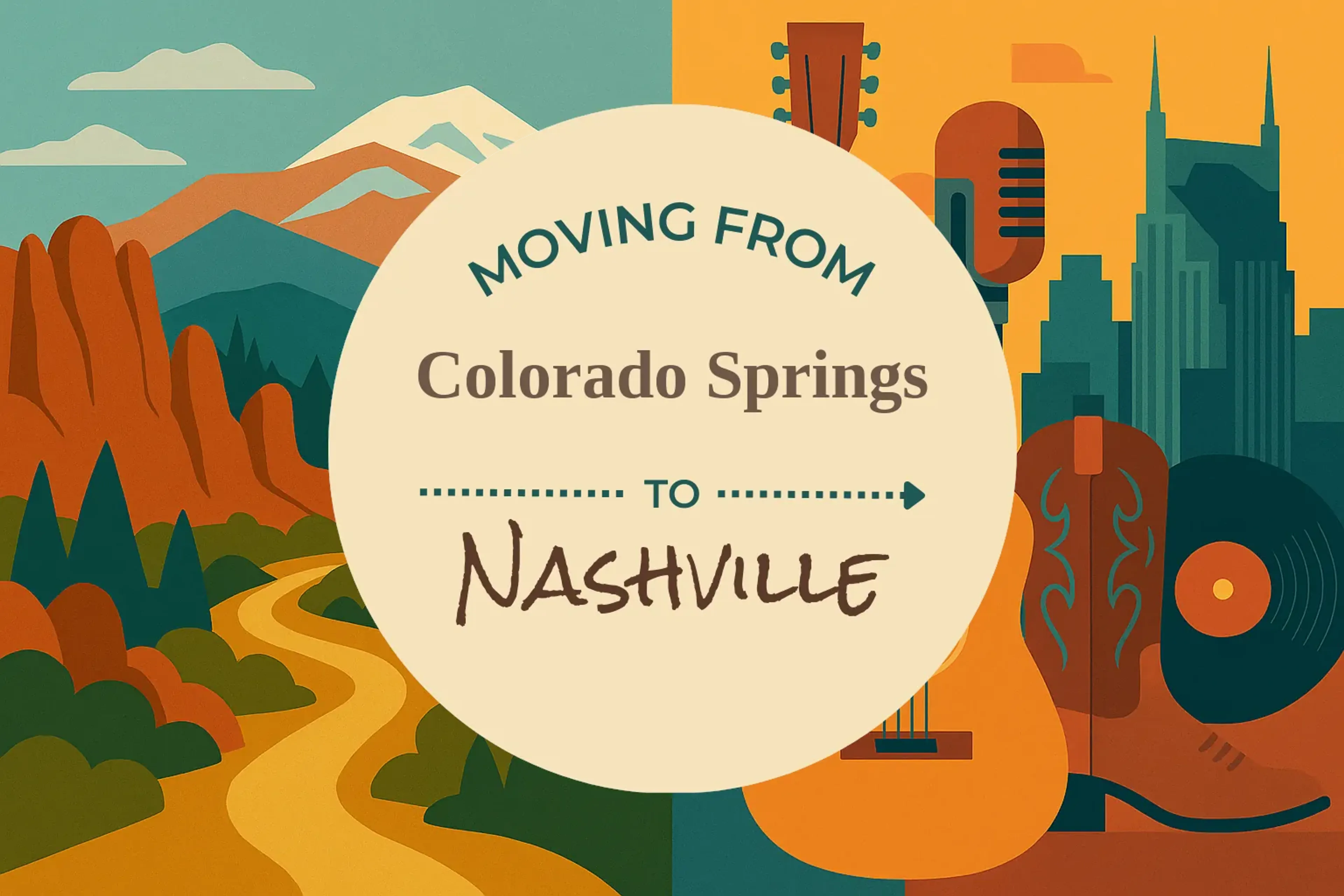 Side-by-side comparison of Colorado Springs to Nashville moving companies
