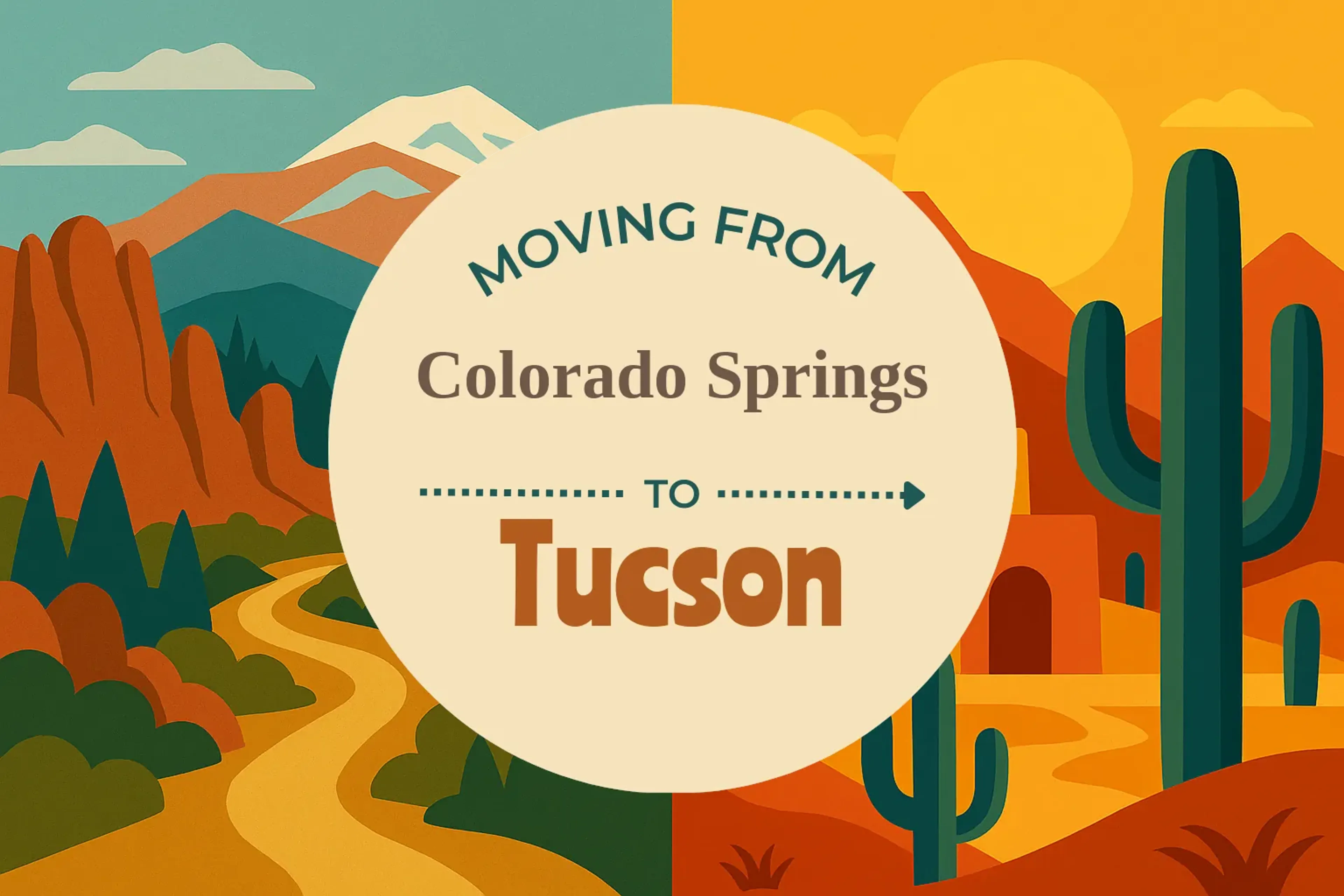 Side-by-side comparison of Colorado Springs to Tucson moving companies