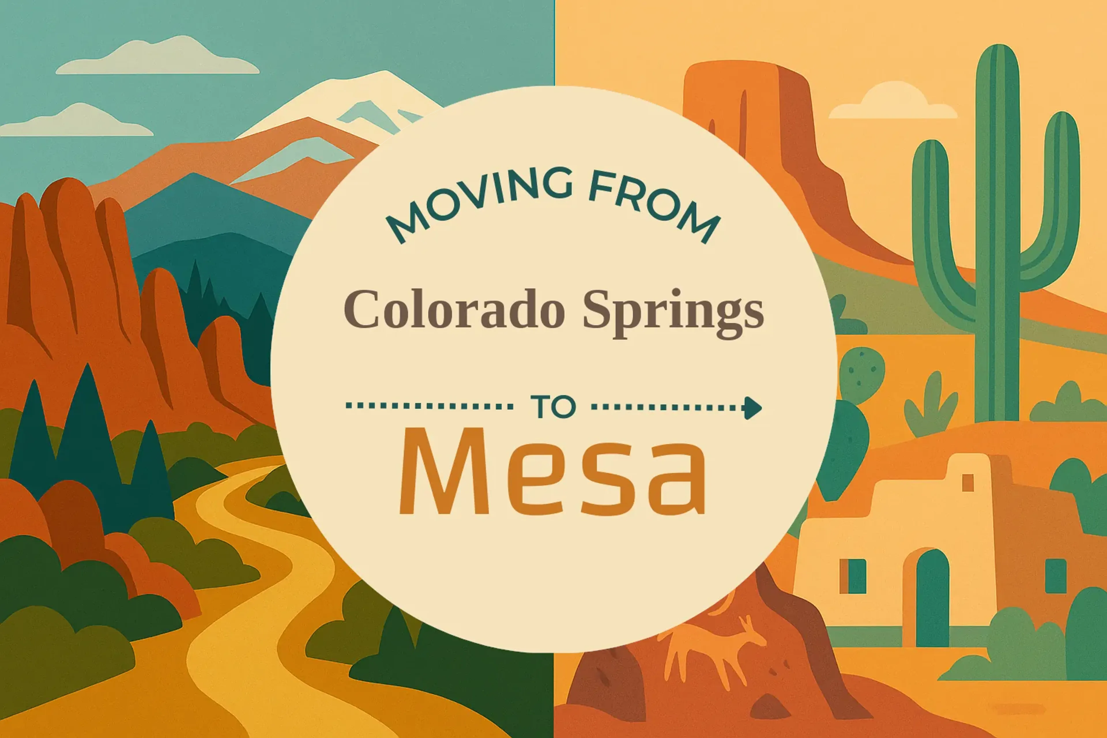 Side-by-side comparison of Colorado Springs to Mesa moving companies