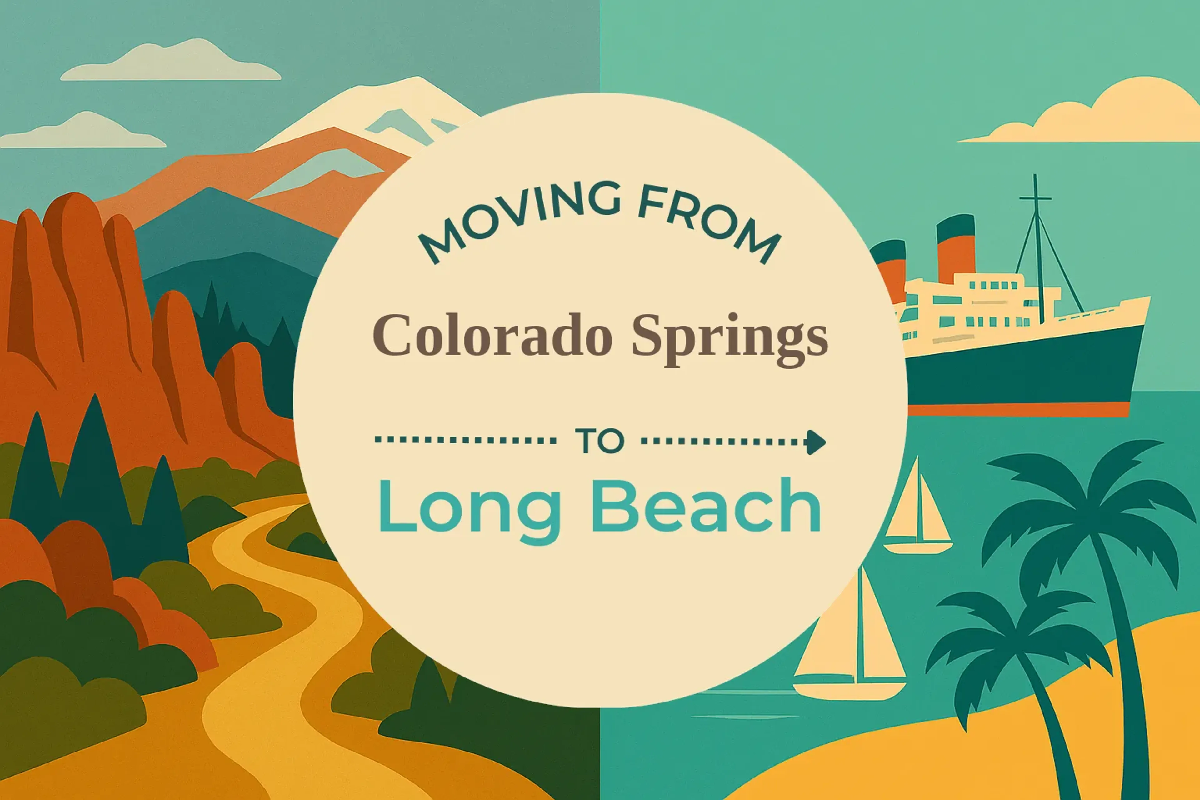 Side-by-side comparison of Colorado Springs to Long Beach moving companies