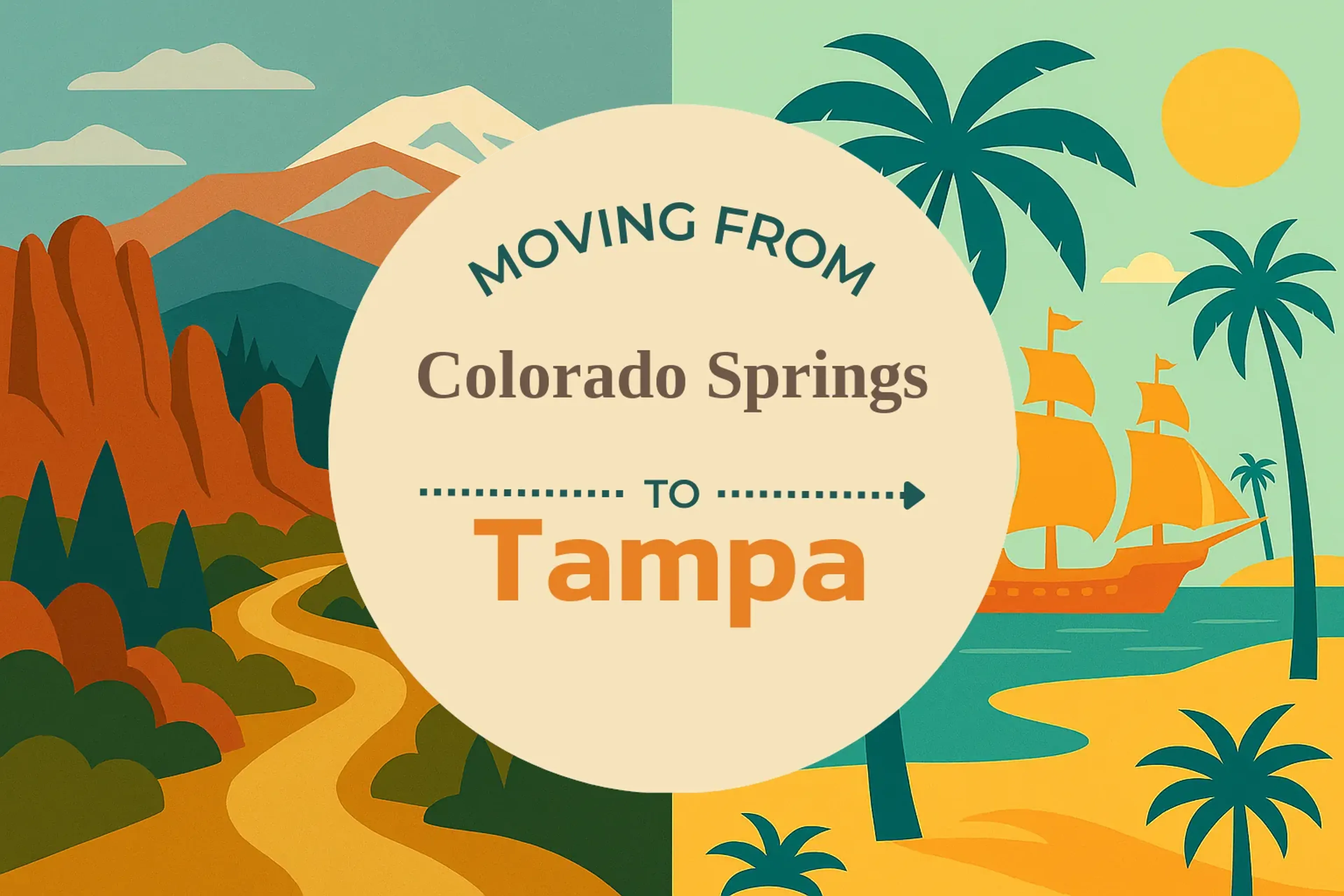 Side-by-side comparison of Colorado Springs to Tampa moving companies