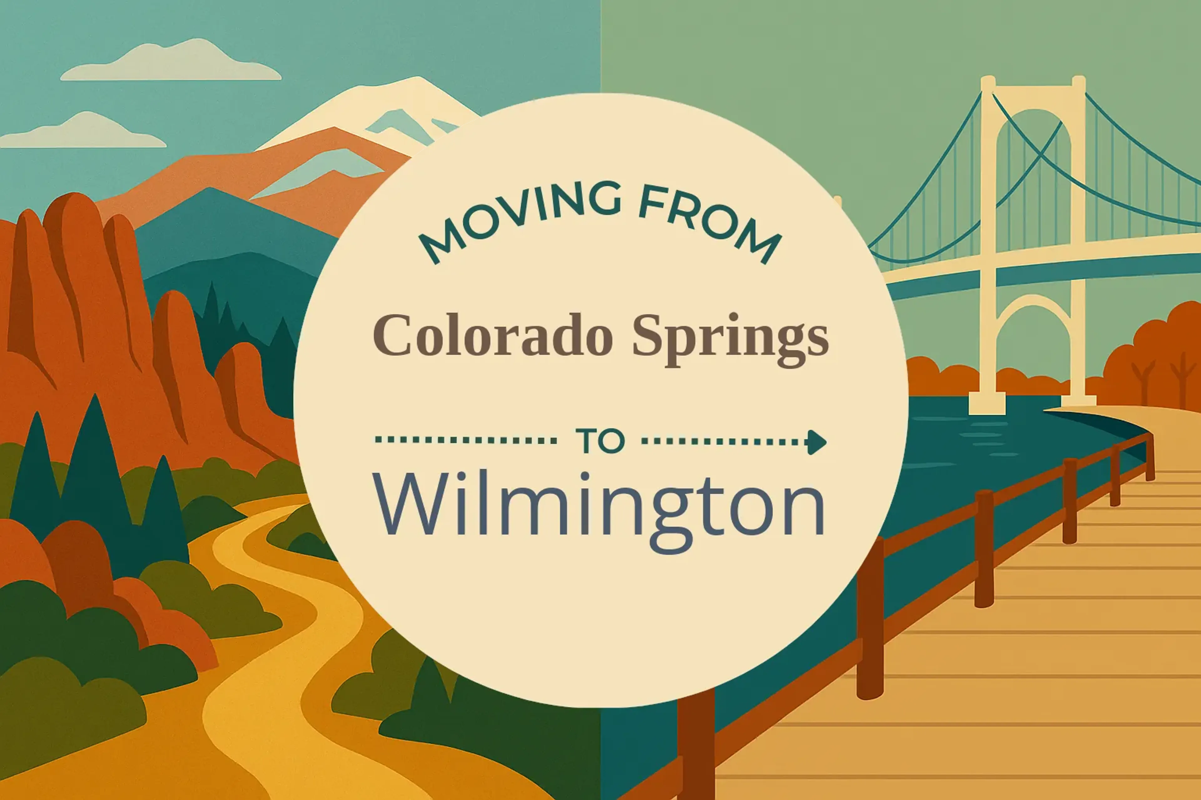Side-by-side comparison of Colorado Springs to Wilmington moving companies
