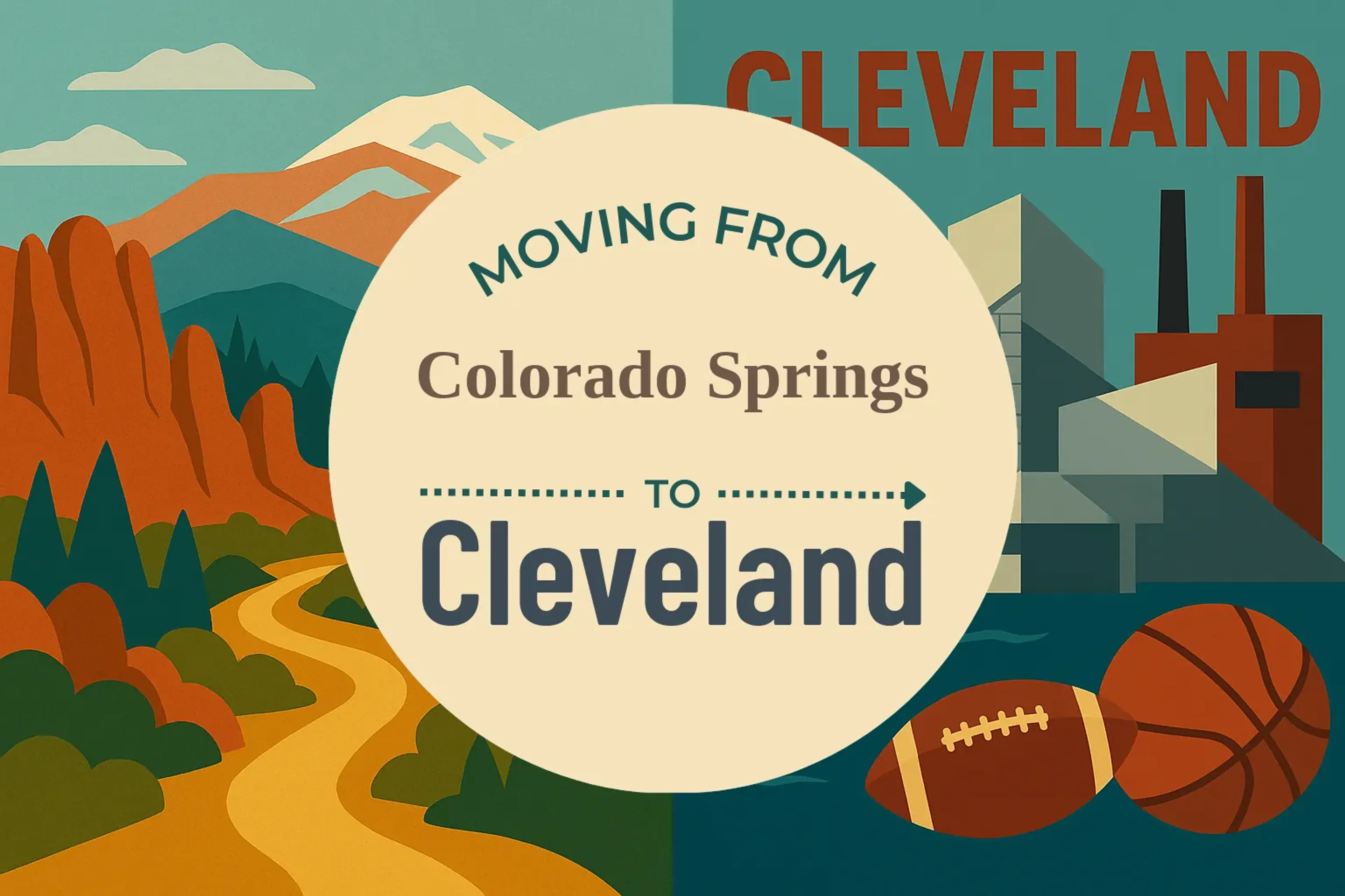 Side-by-side comparison of Colorado Springs to Cleveland moving companies