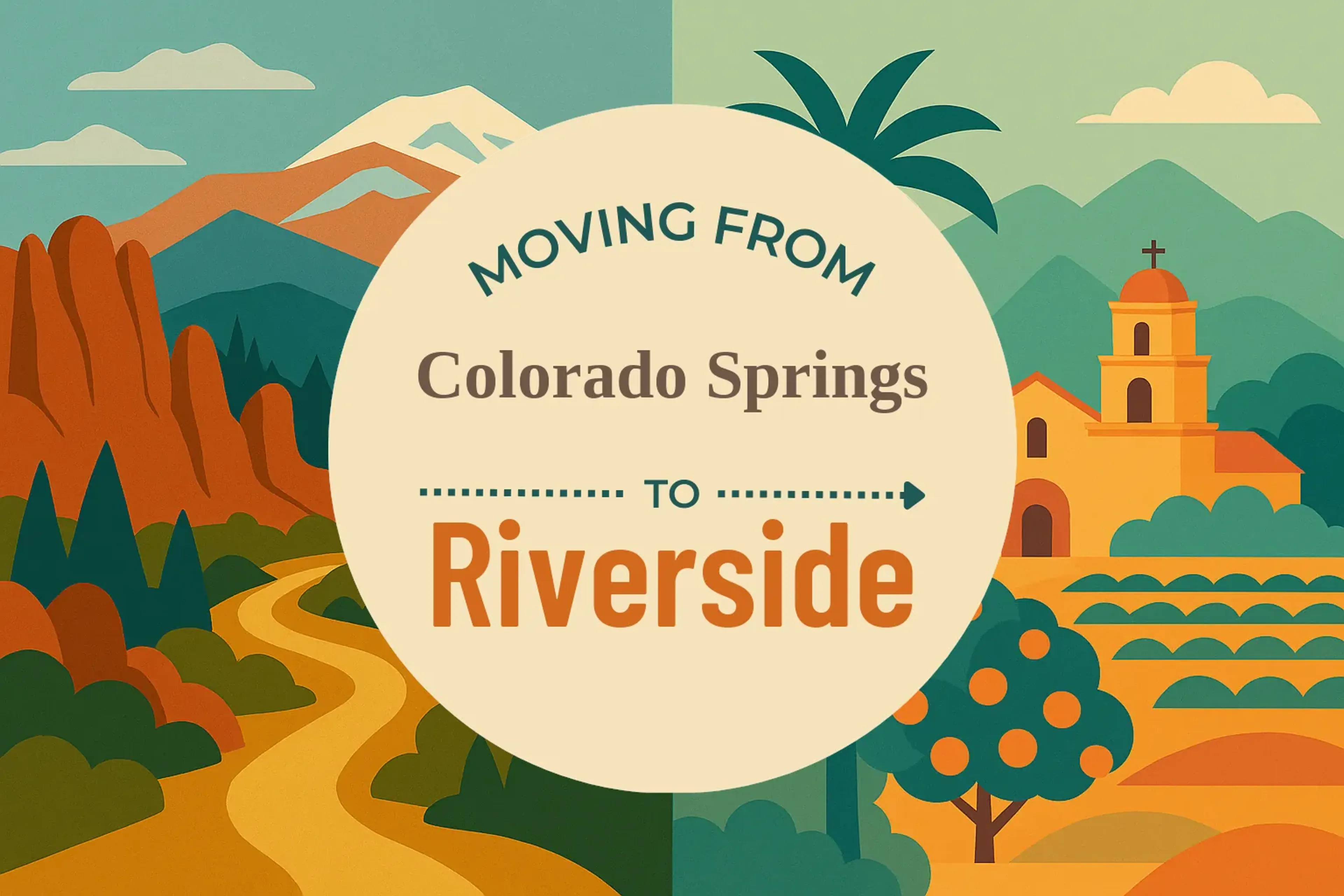 Side-by-side comparison of Colorado Springs to Riverside moving companies