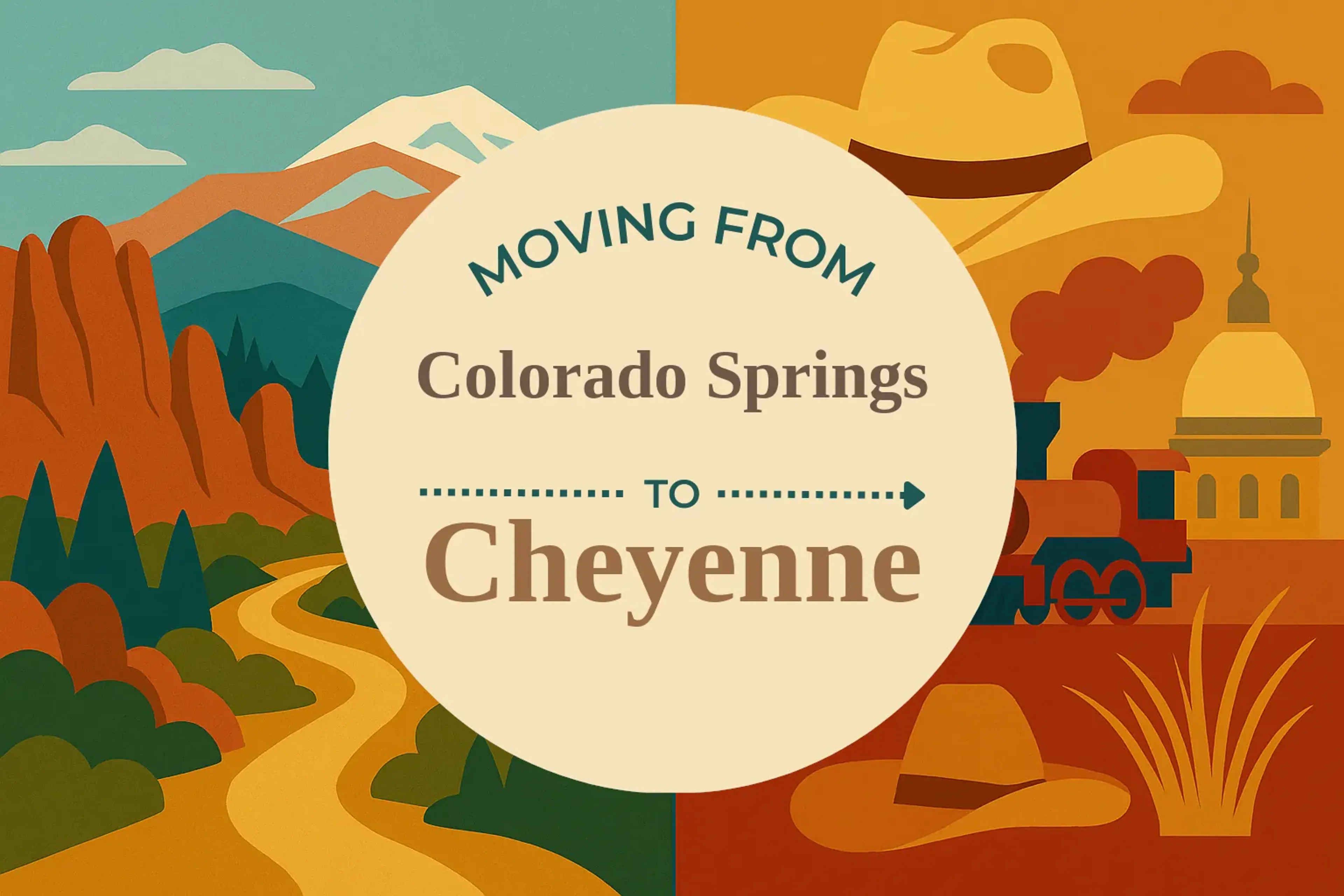 Side-by-side comparison of Colorado Springs to Cheyenne moving companies