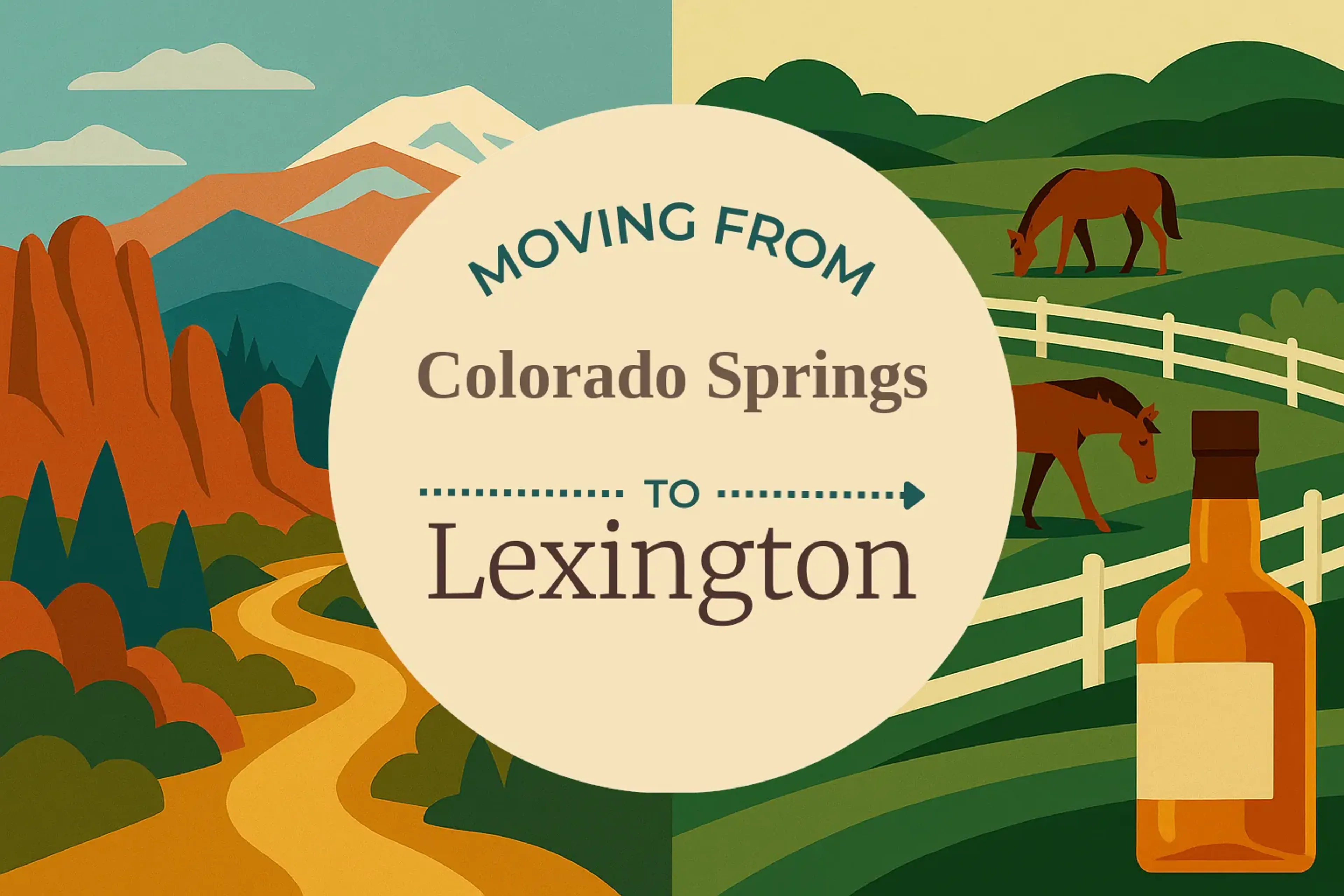 Side-by-side comparison of Colorado Springs to Lexington moving companies
