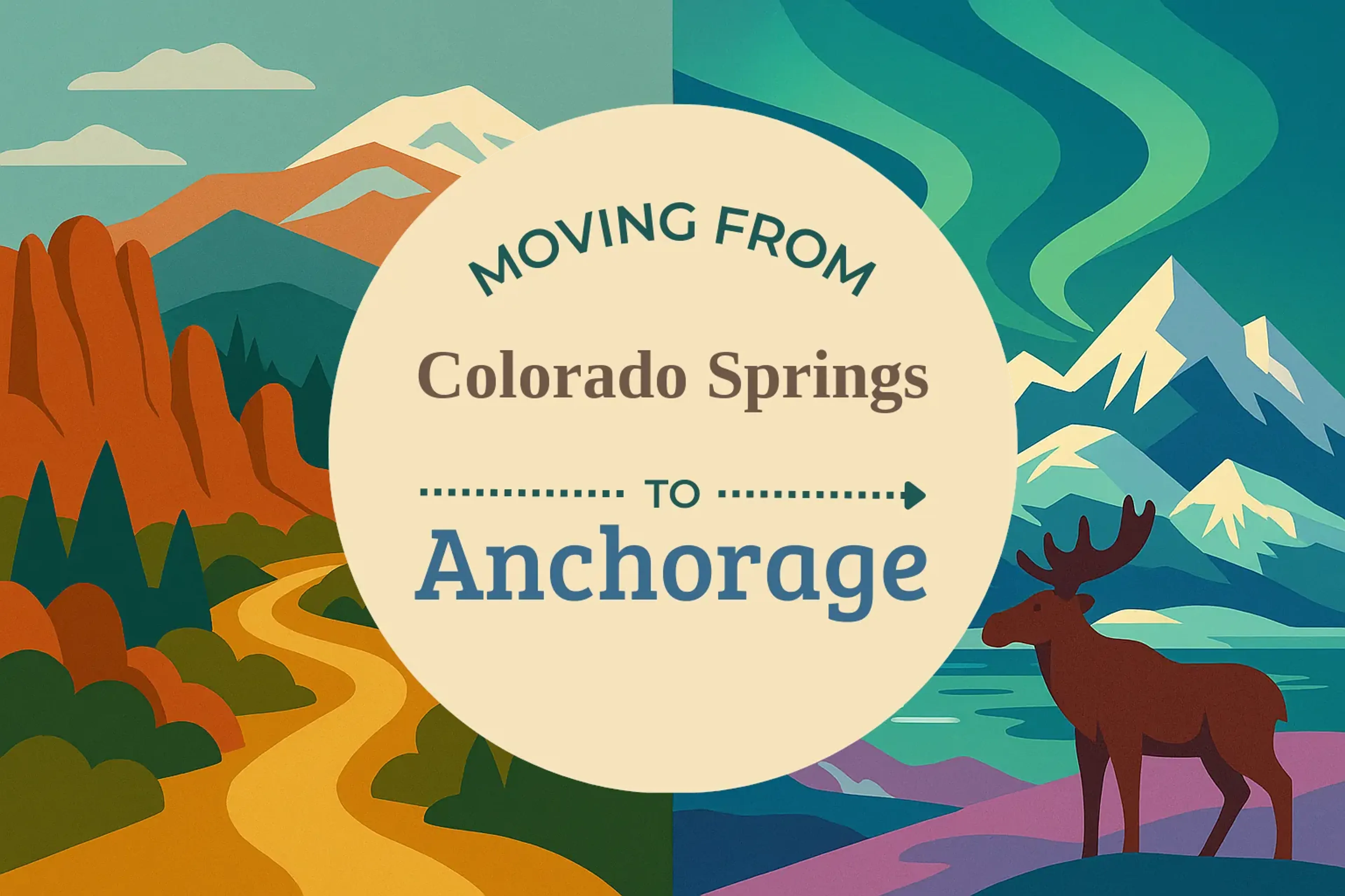 Side-by-side comparison of Colorado Springs to Anchorage moving companies