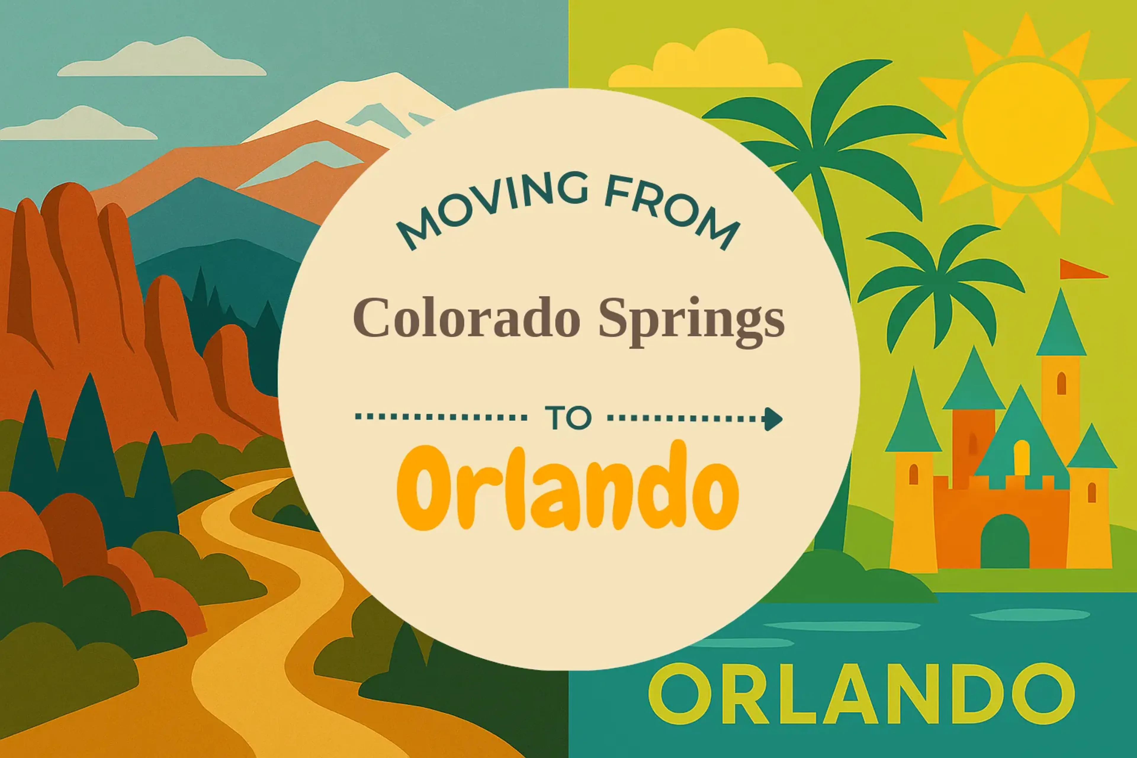 Side-by-side comparison of Colorado Springs to Orlando moving companies
