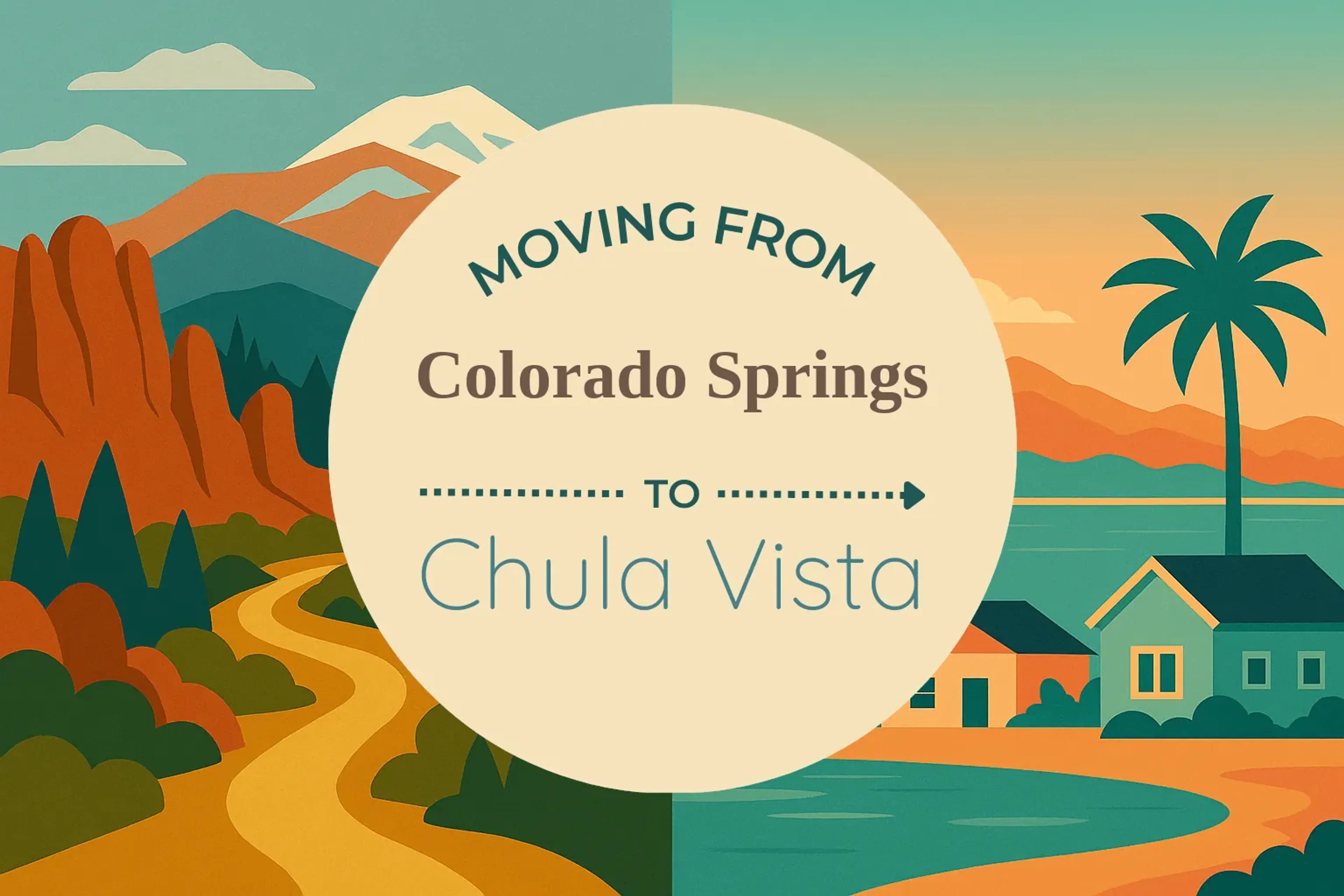 Side-by-side comparison of Colorado Springs to Chula Vista moving companies