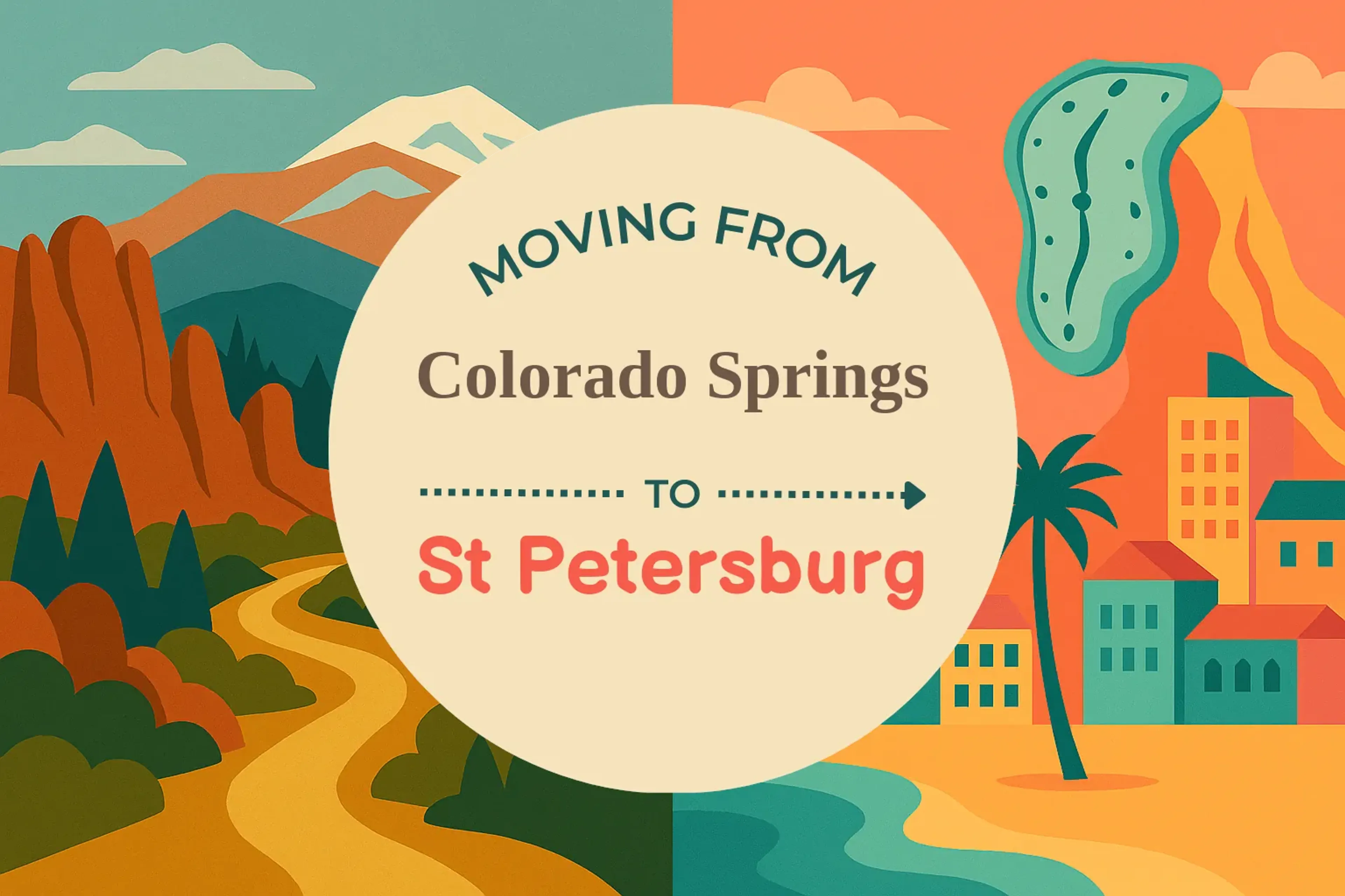Side-by-side comparison of Colorado Springs to St. Petersburg moving companies