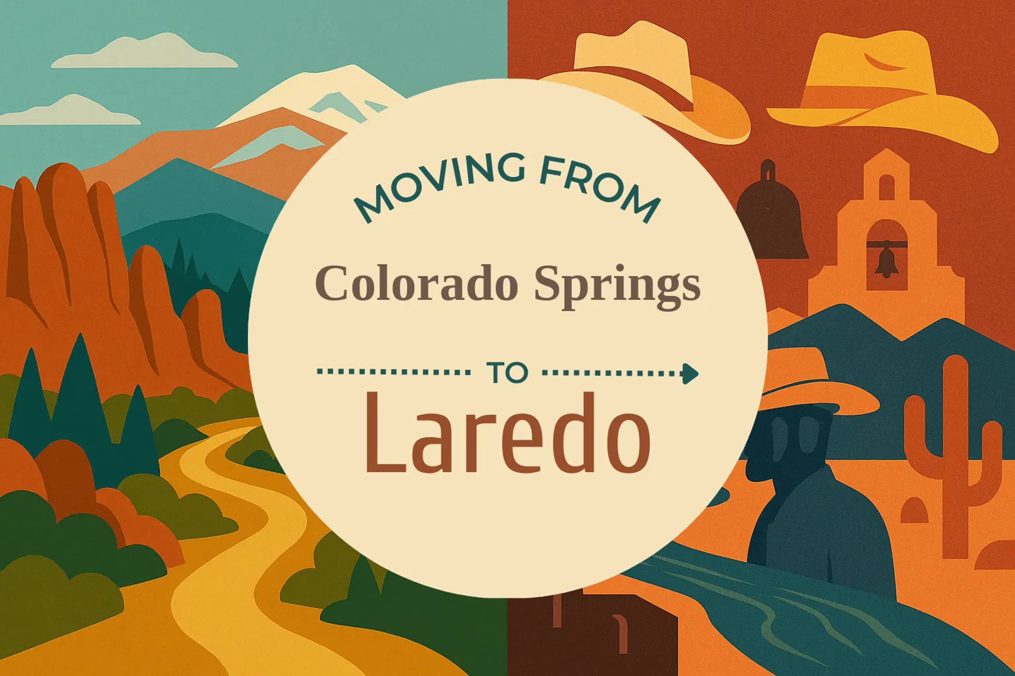 Side-by-side comparison of Colorado Springs to Laredo moving companies