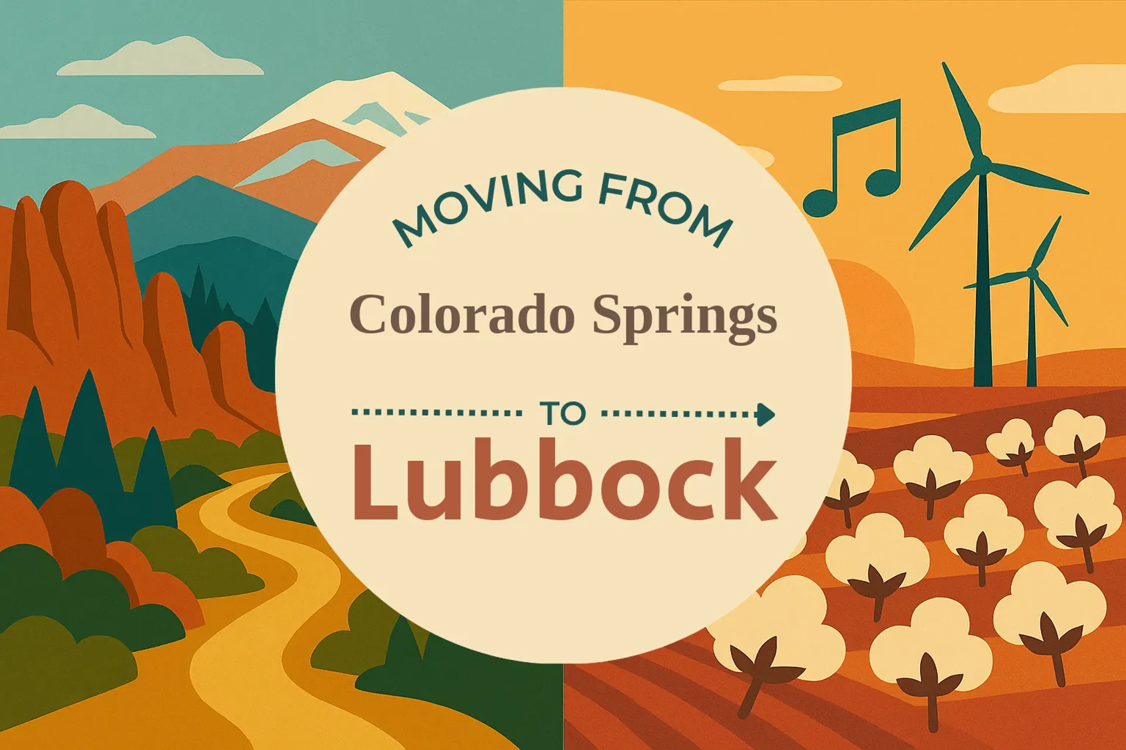 Side-by-side comparison of Colorado Springs to Lubbock moving companies