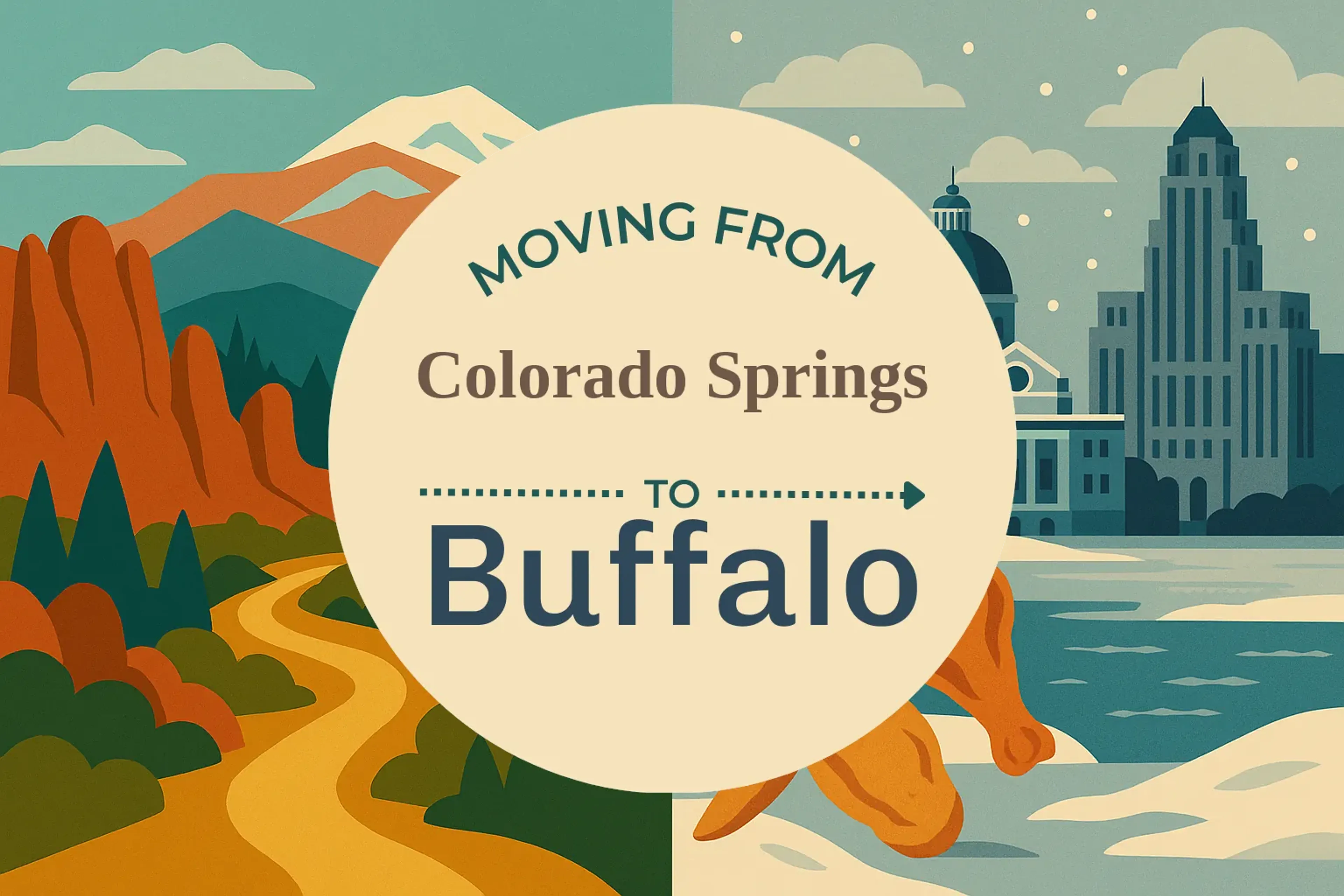 Side-by-side comparison of Colorado Springs to Buffalo moving companies