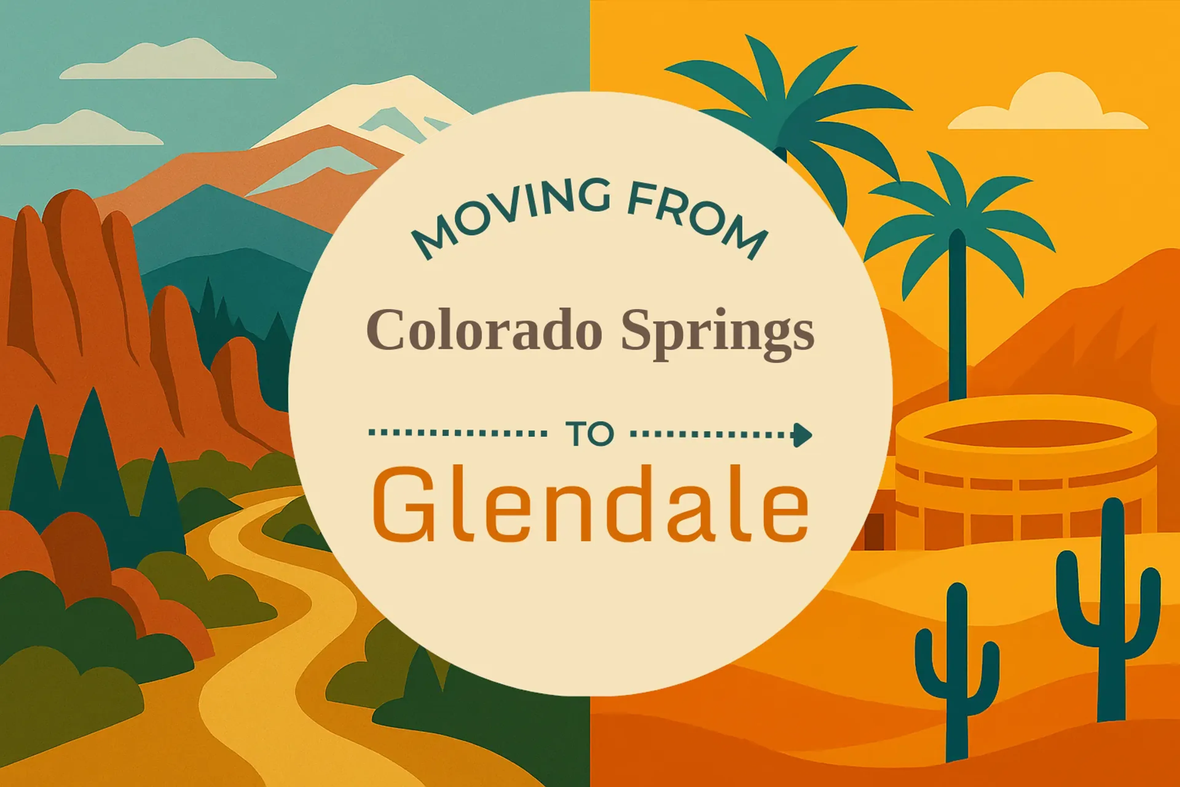 Side-by-side comparison of Colorado Springs to Glendale moving companies
